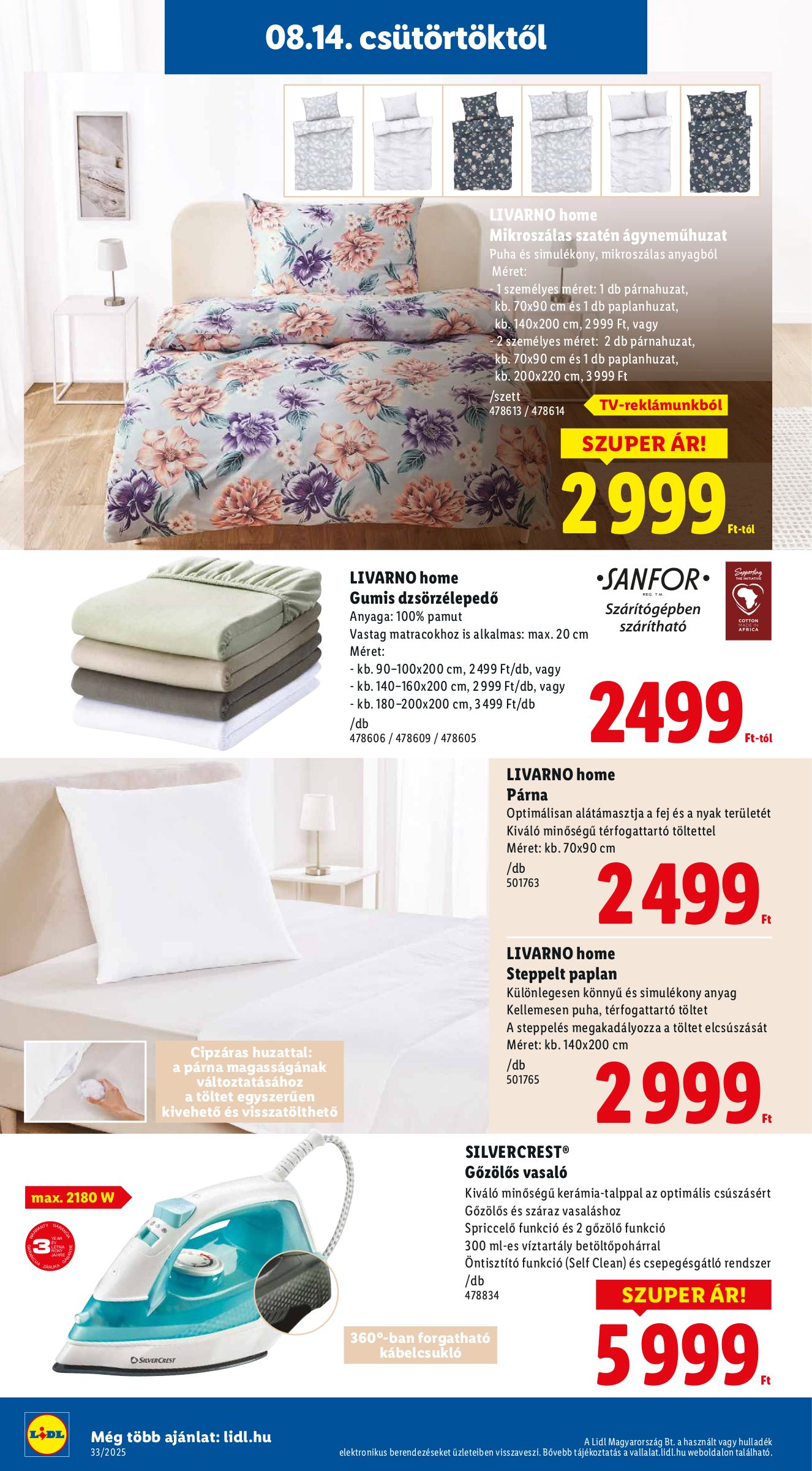 lidl - Lidl - Nonfood akciós újság, érvényes 08.14. - 08.20. - page: 4