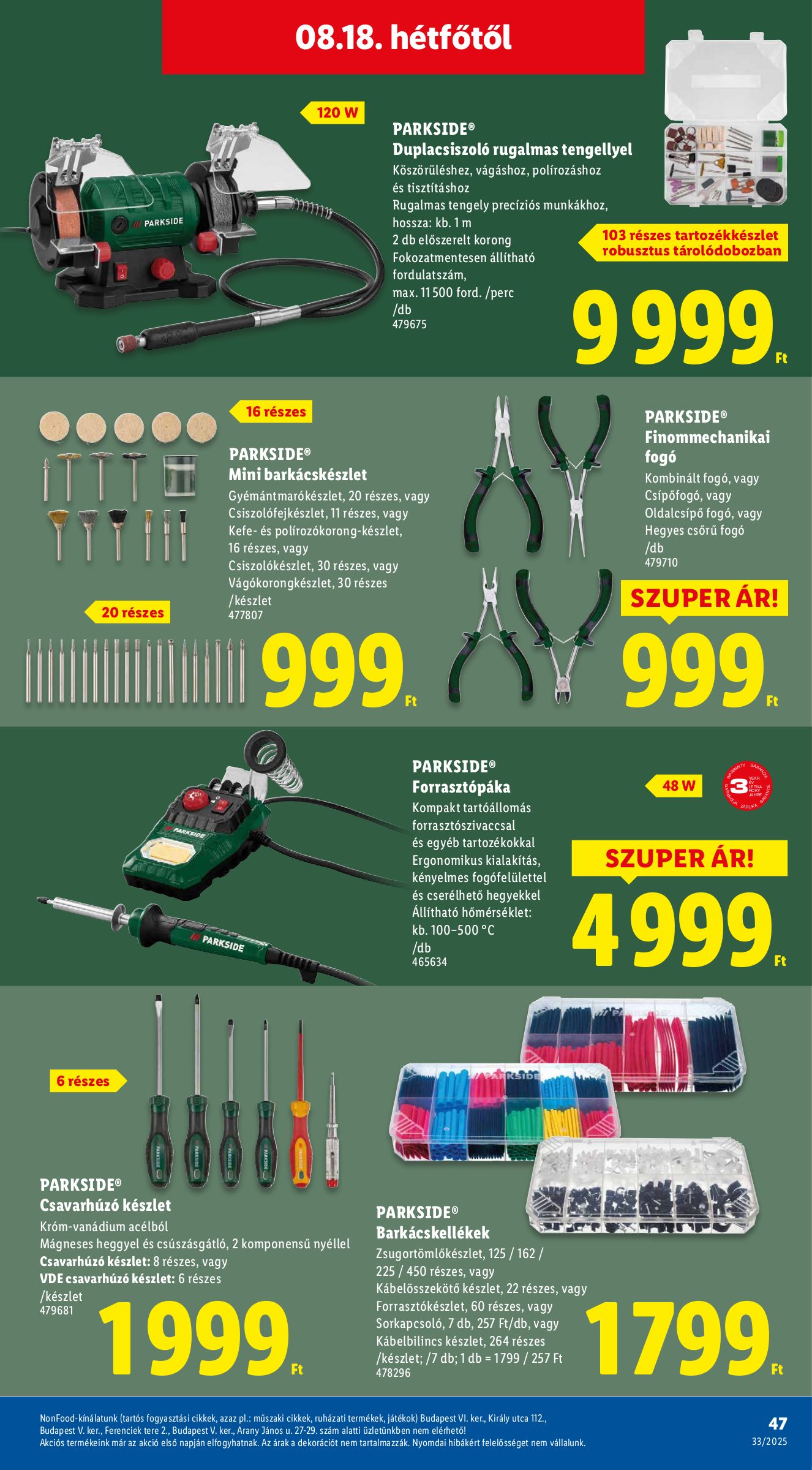 lidl - Lidl akciós újság, érvényes 08.14. - 08.20. - page: 47 lidl - Lidl akciós újság, érvényes 08.14. - 08.20. - page: 47