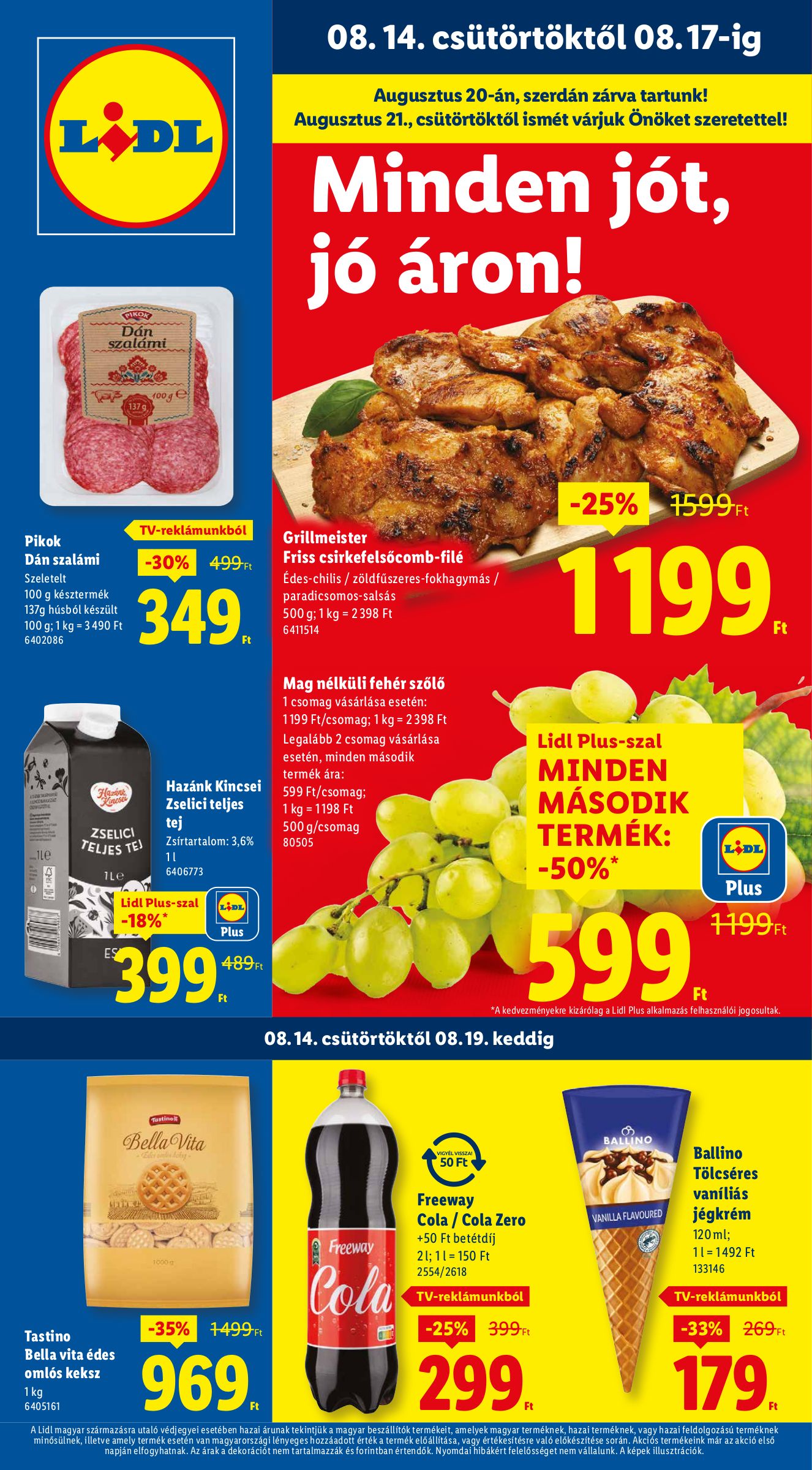 lidl - Lidl akciós újság, érvényes 08.14. - 08.20.