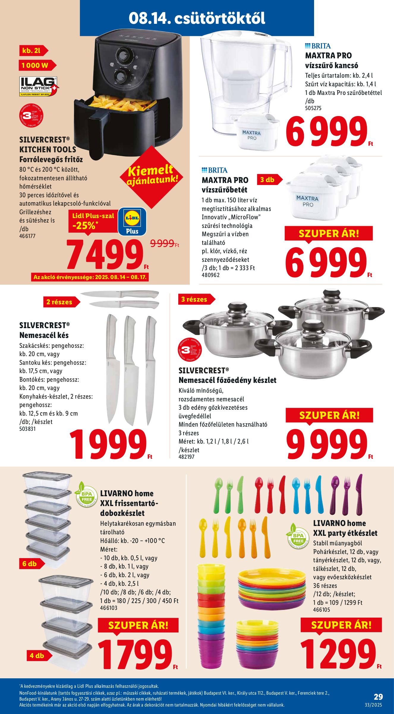 lidl - Lidl akciós újság, érvényes 08.14. - 08.20. - page: 29 lidl - Lidl akciós újság, érvényes 08.14. - 08.20. - page: 29