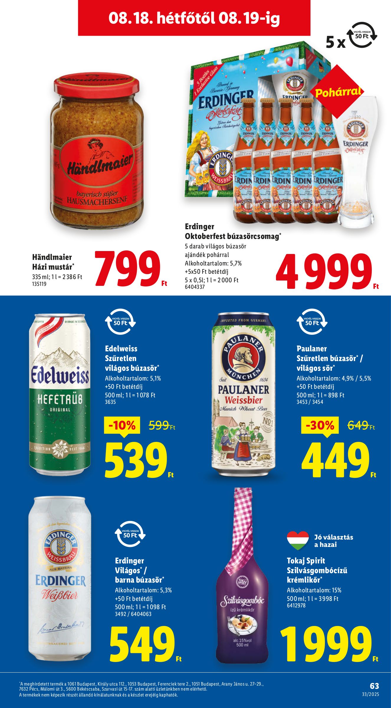 lidl - Lidl akciós újság, érvényes 08.14. - 08.20. - page: 63 lidl - Lidl akciós újság, érvényes 08.14. - 08.20. - page: 63