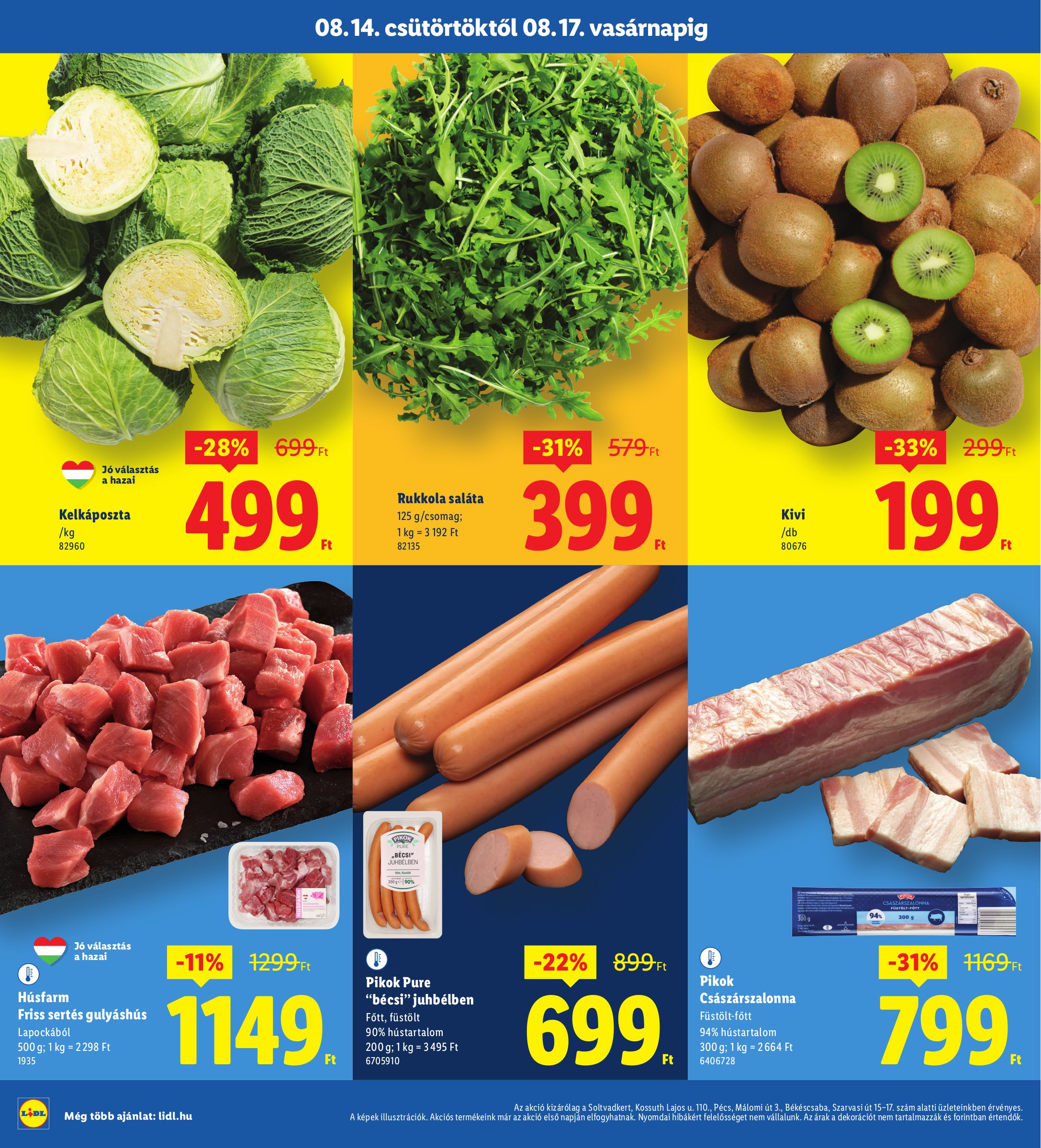lidl - Lidl - Soltvadkert, Pécs, Békéscsaba akciós újság, érvényes 08.14. - 08.17. - page: 2