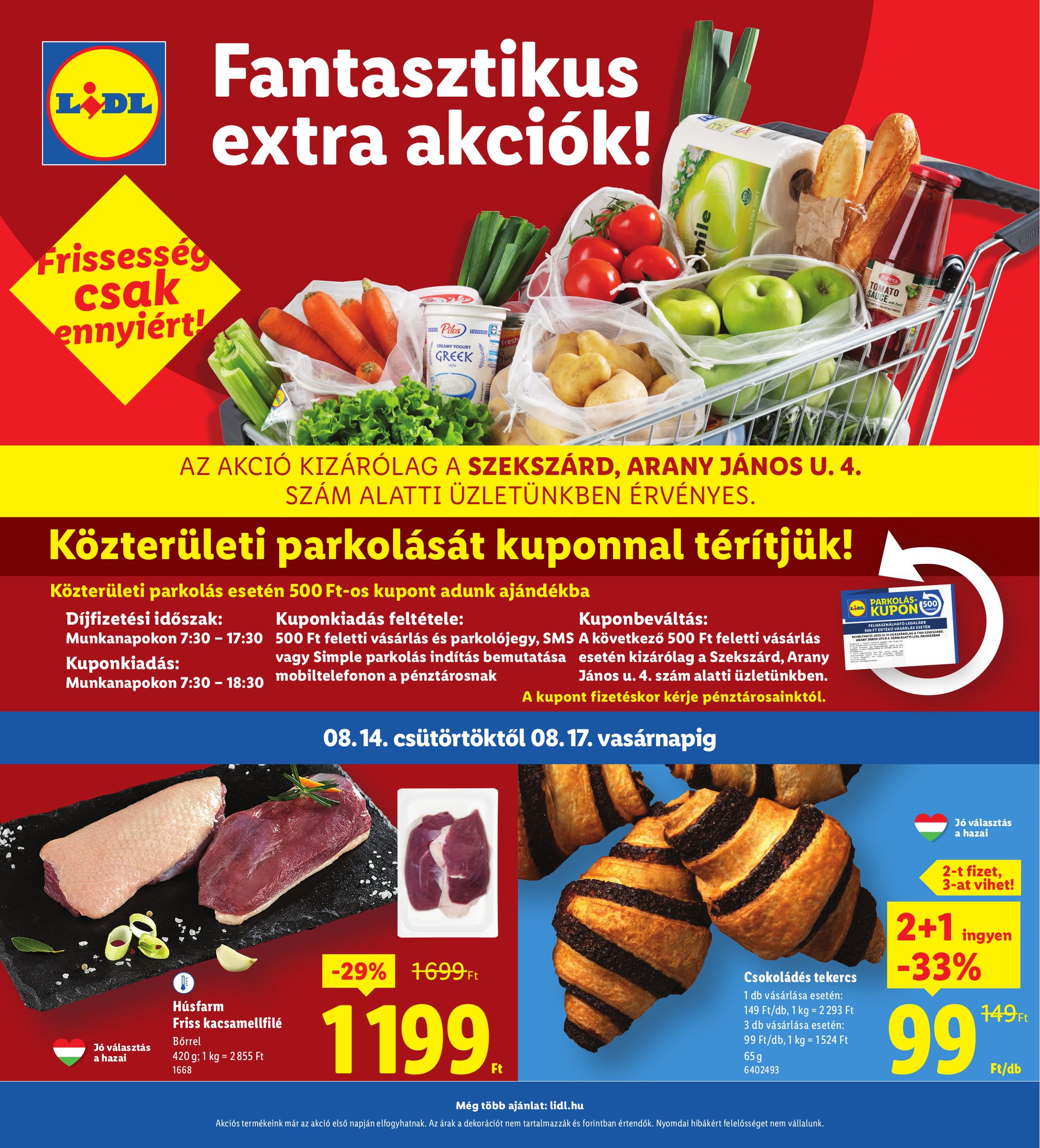 lidl - Lidl - Szekszárd akciós újság, érvényes 08.14. - 08.17.