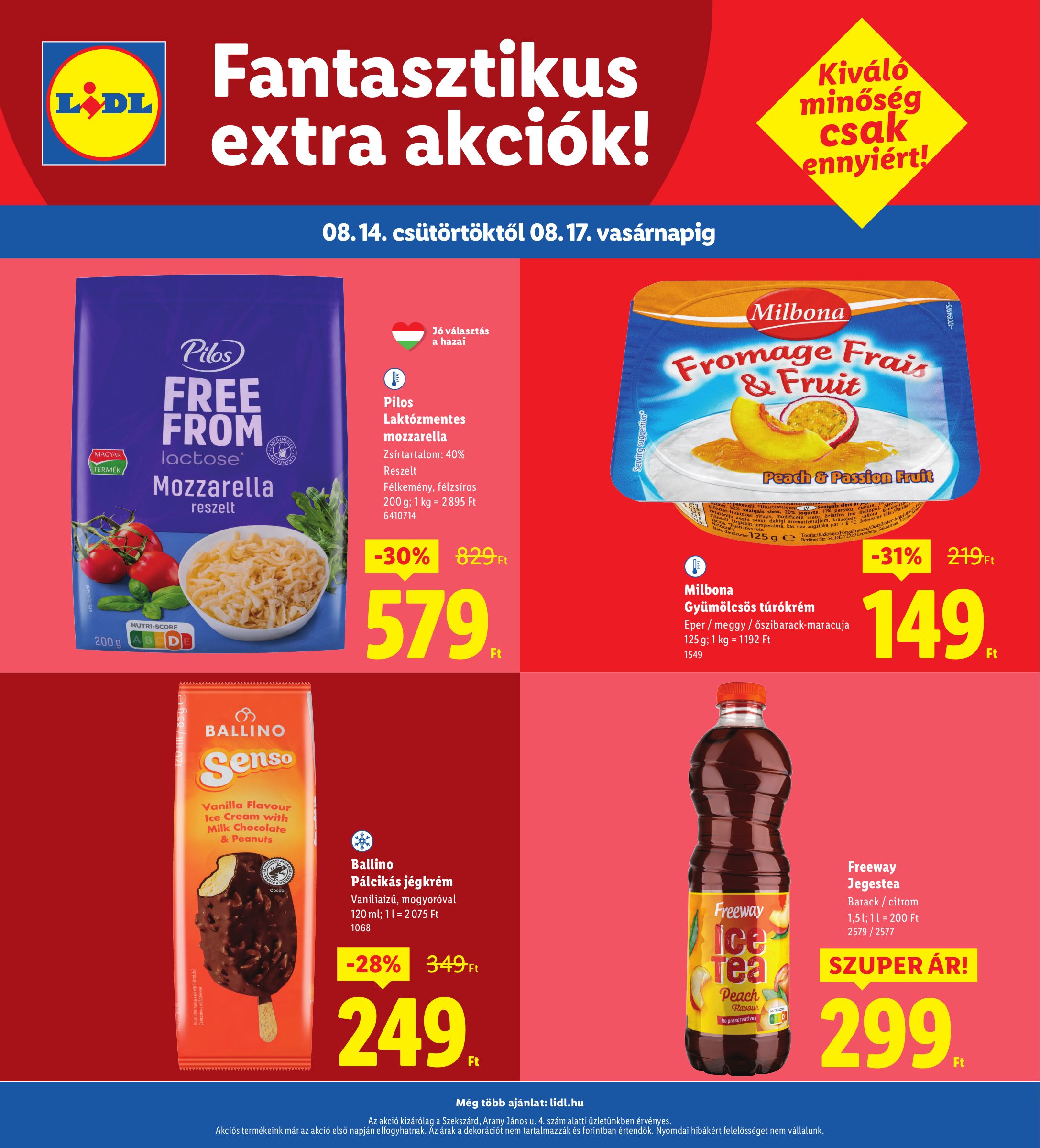lidl - Lidl - Szekszárd akciós újság, érvényes 08.14. - 08.17. - page: 4