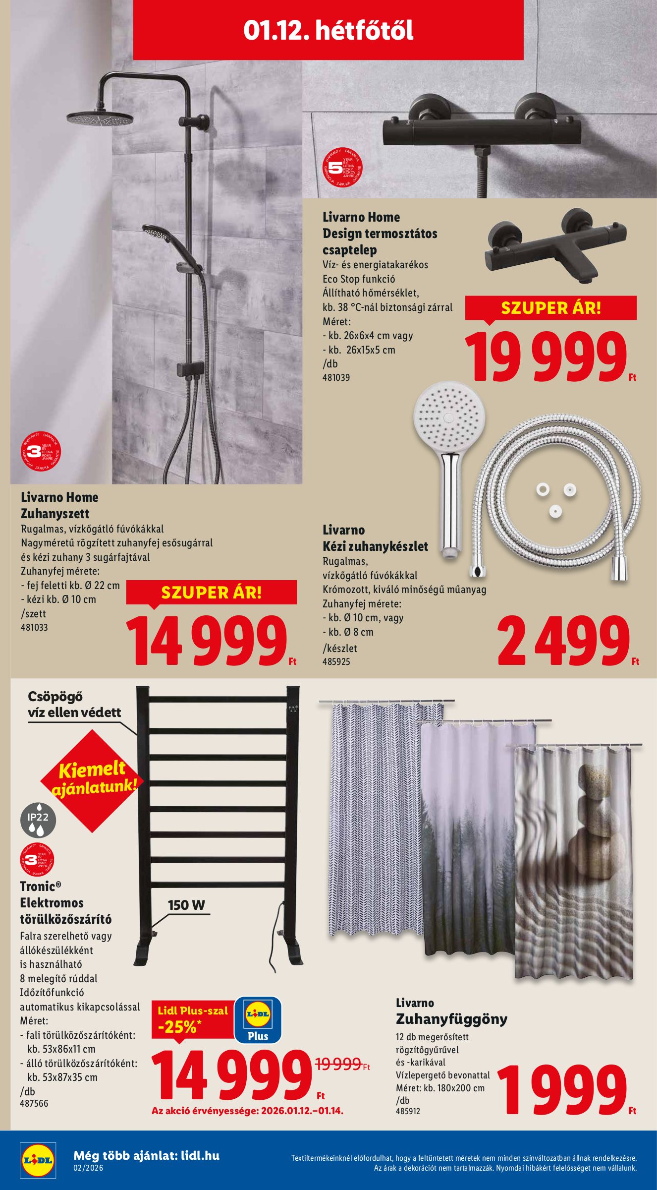 lidl - Lidl - Nonfood akciós újság, érvényes 01.08. - 01.14. - page: 22