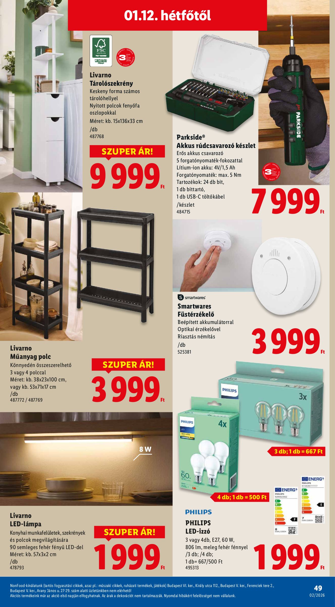 lidl - Lidl akciós újság, érvényes 01.08. - 01.14. - page: 49