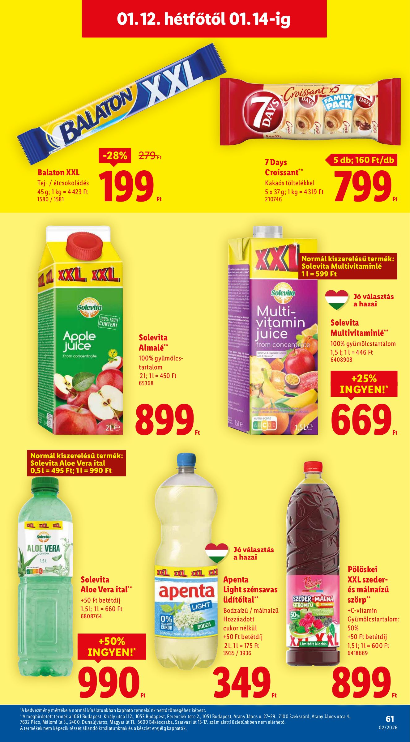 lidl - Lidl akciós újság, érvényes 01.08. - 01.14. - page: 61