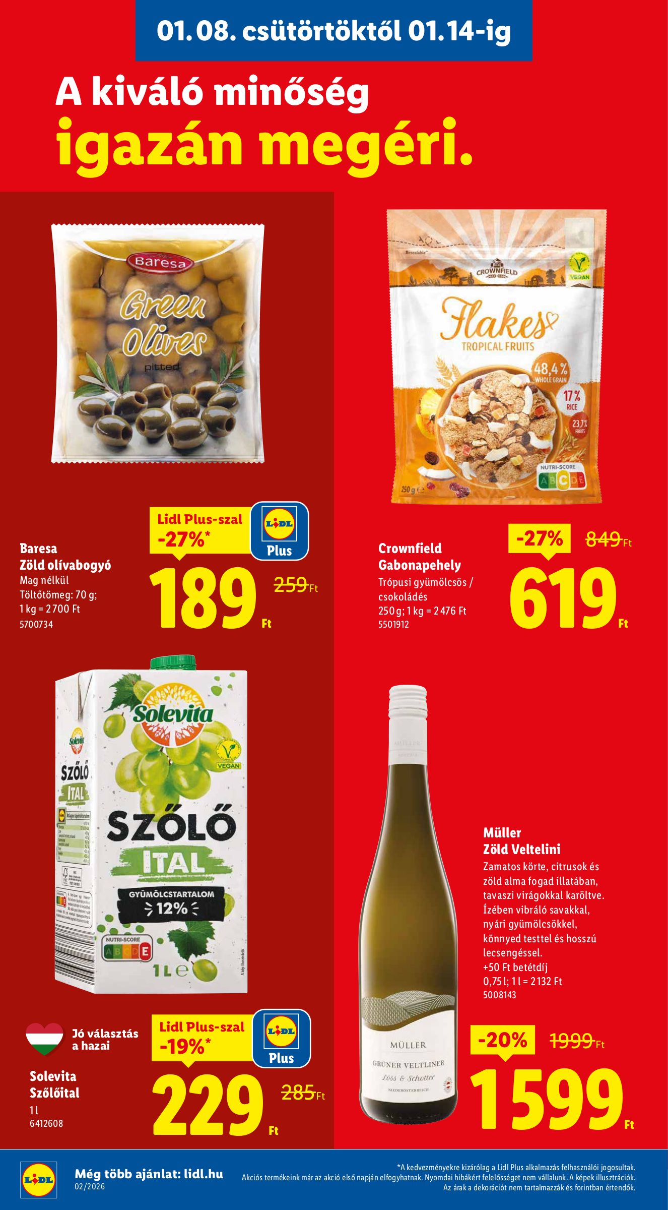 lidl - Lidl akciós újság, érvényes 01.08. - 01.14. - page: 16