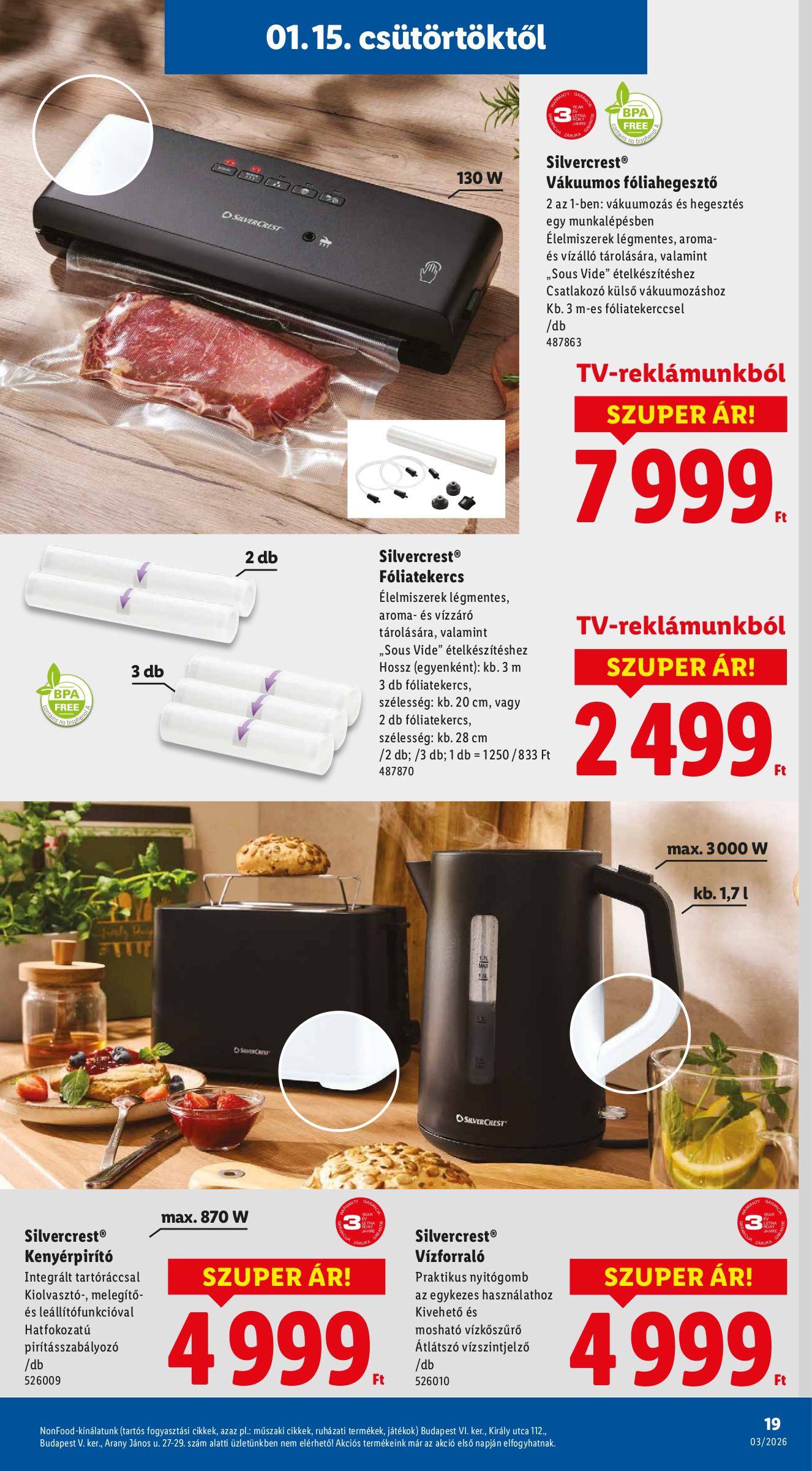 lidl - Lidl akciós újság, érvényes 01.15. - 01.21. - page: 19