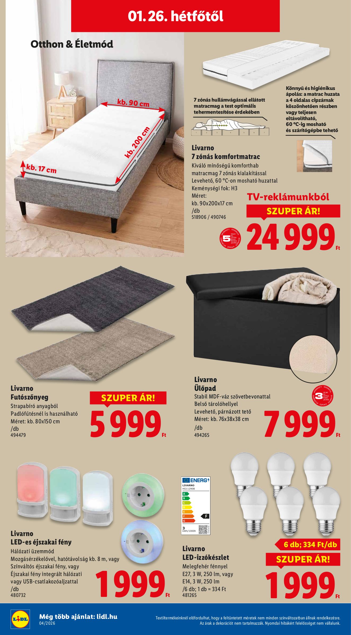 lidl - Lidl - Nonfood akciós újság, érvényes 01.22. - 01.28. - page: 16