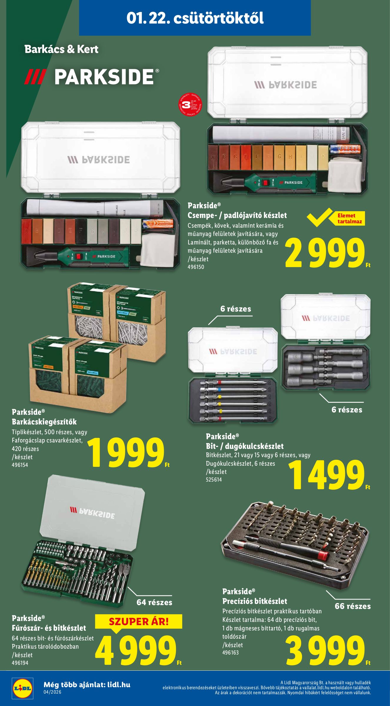 lidl - Lidl - Nonfood akciós újság, érvényes 01.22. - 01.28. - page: 6