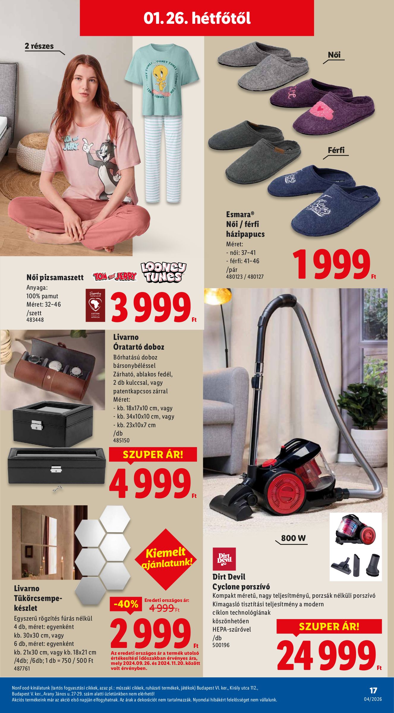 lidl - Lidl - Nonfood akciós újság, érvényes 01.22. - 01.28. - page: 17