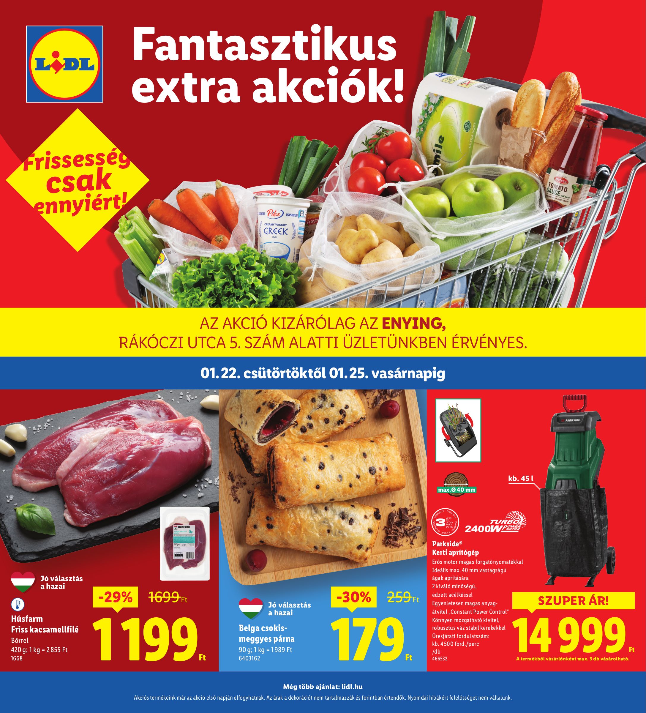 lidl - Lidl - Enying akciós újság, érvényes 01.22. - 01.25.
