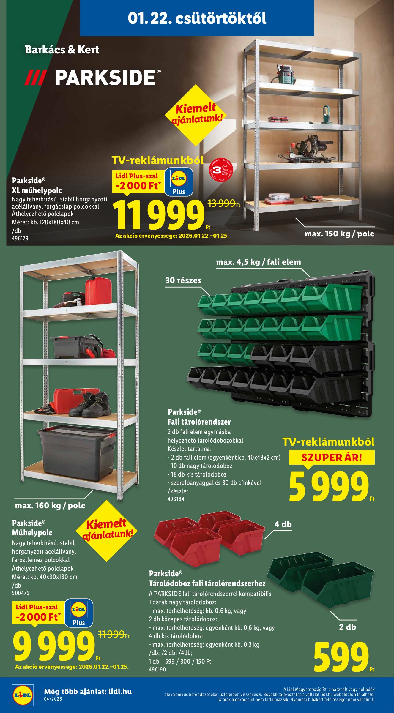 lidl - Lidl akciós újság, érvényes 01.22. - 01.28. - page: 22