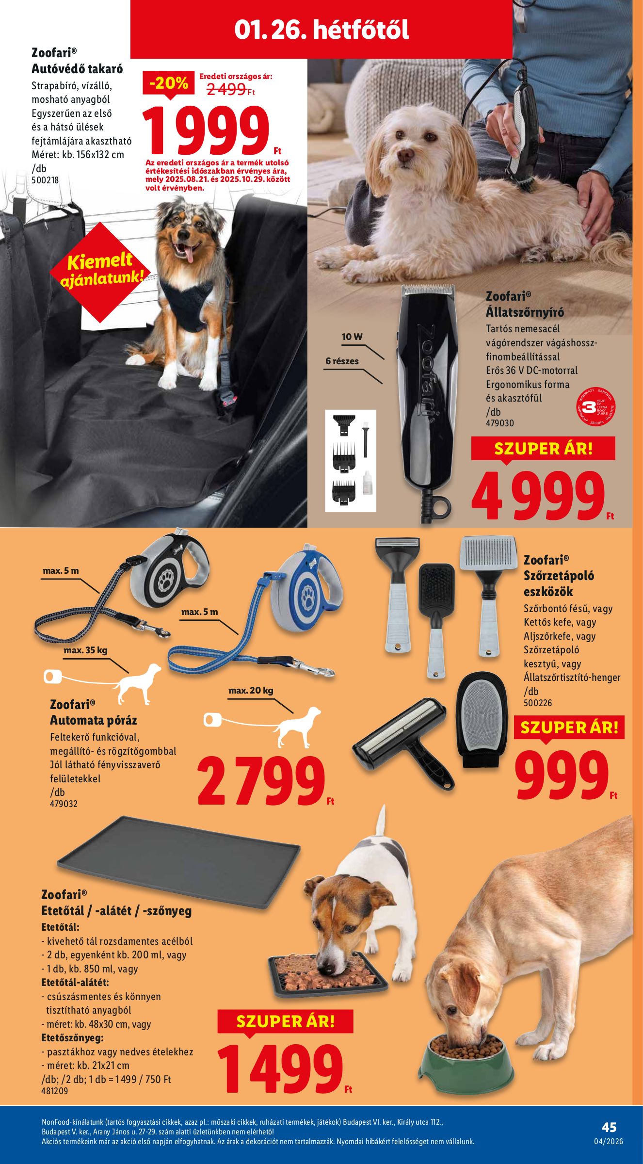 lidl - Lidl akciós újság, érvényes 01.22. - 01.28. - page: 45