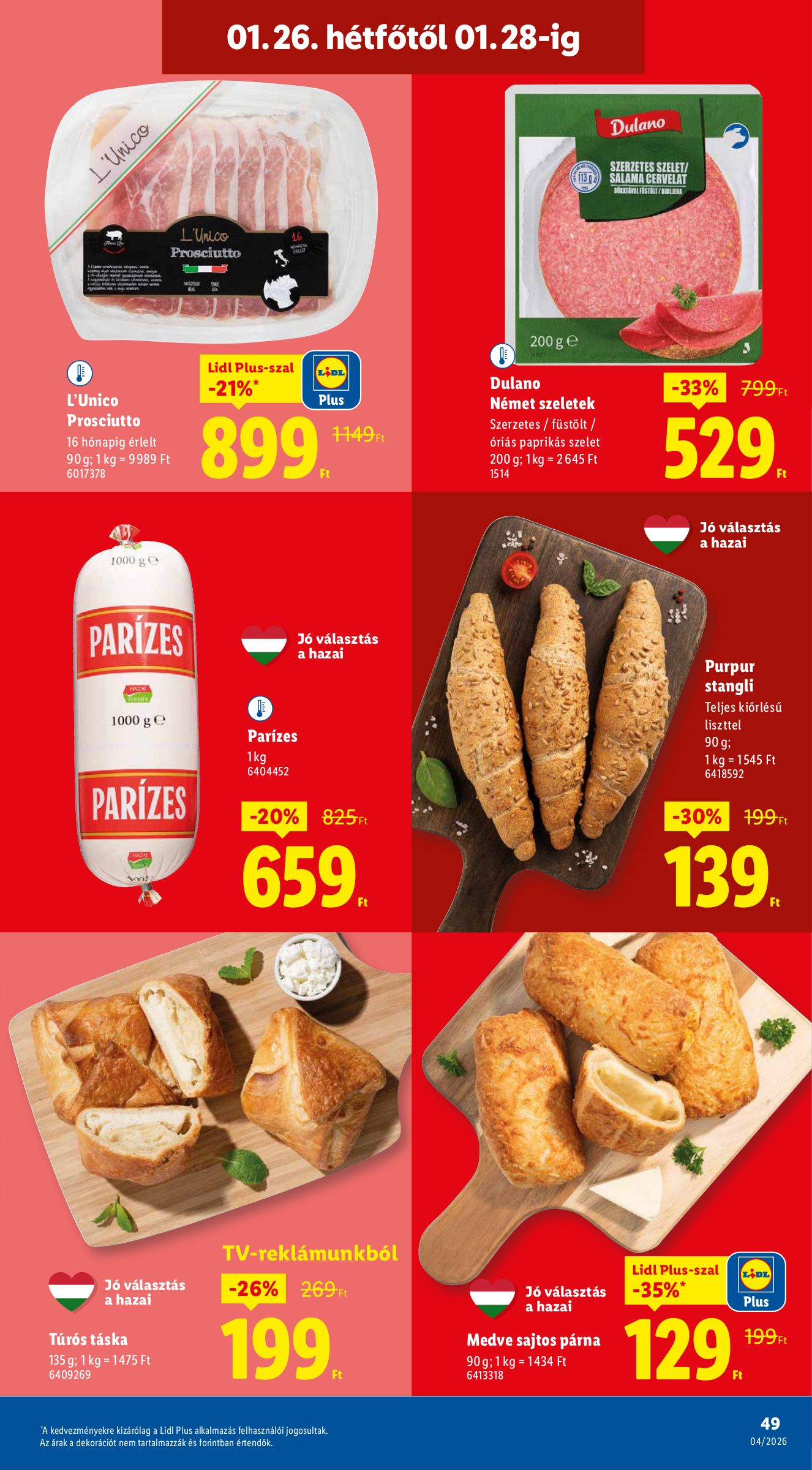lidl - Lidl akciós újság, érvényes 01.22. - 01.28. - page: 49