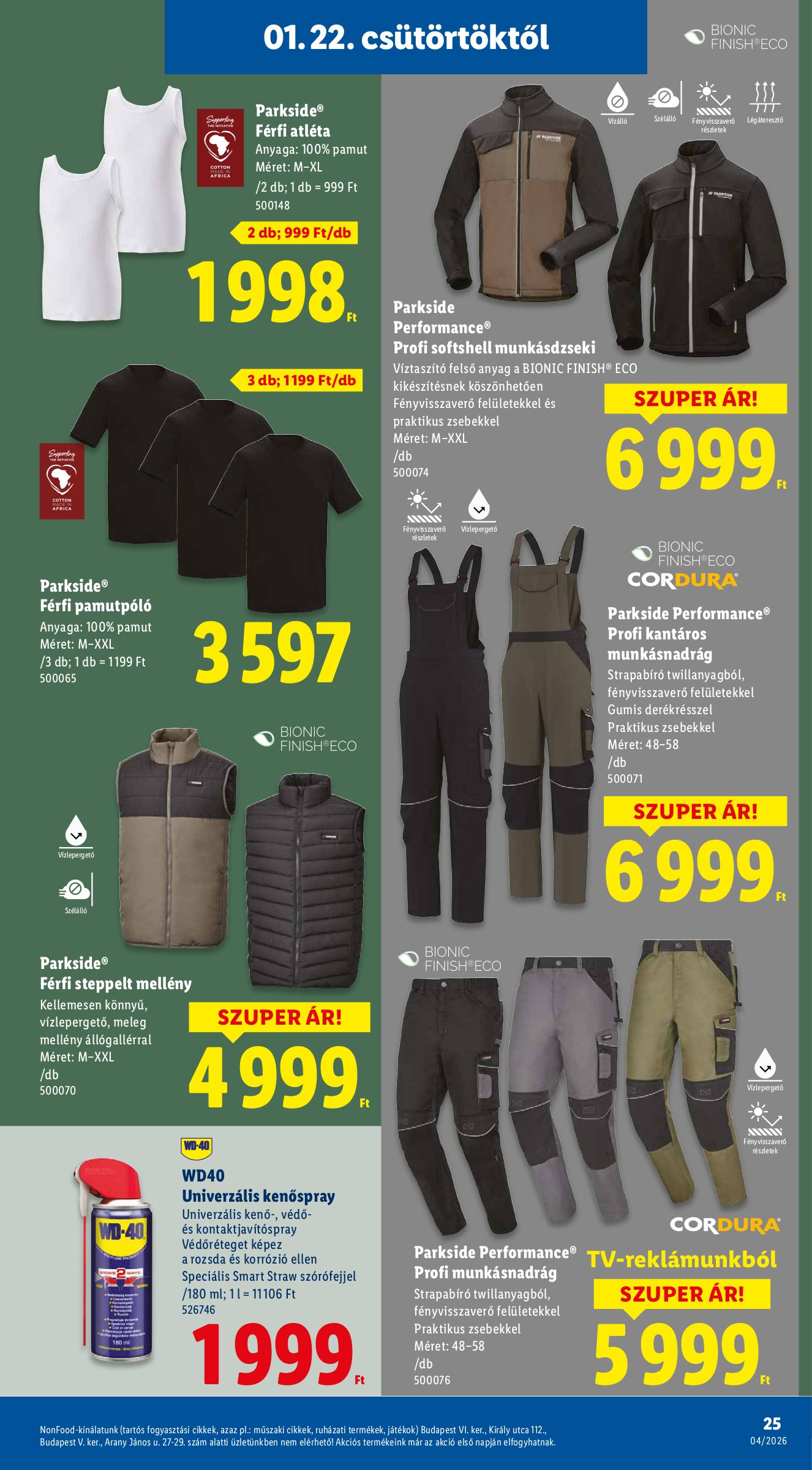 lidl - Lidl akciós újság, érvényes 01.22. - 01.28. - page: 25