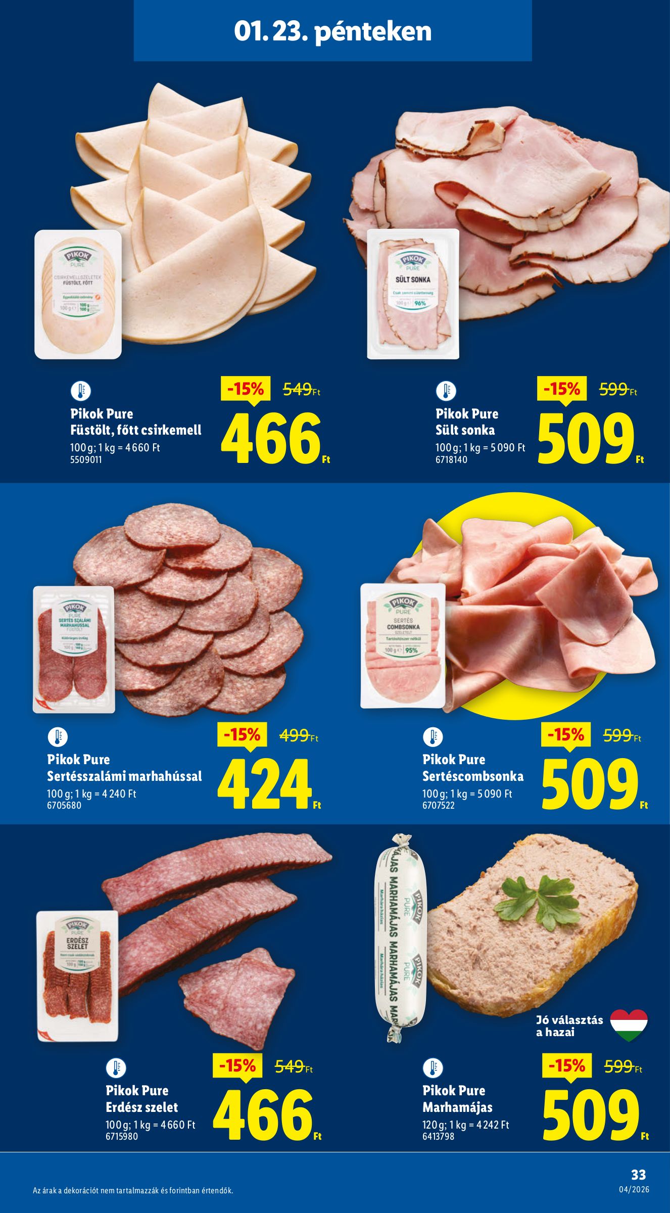 lidl - Lidl akciós újság, érvényes 01.22. - 01.28. - page: 33
