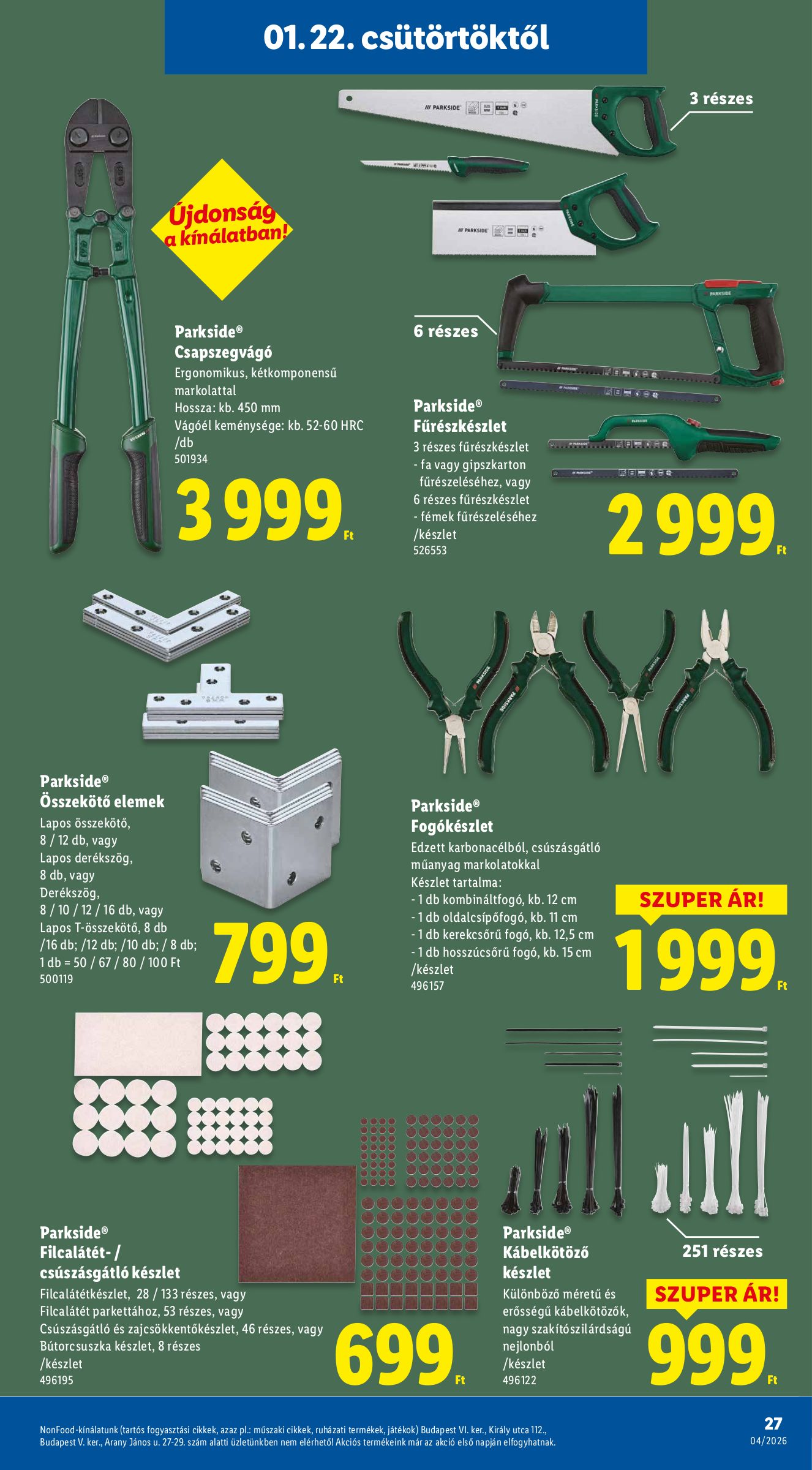 lidl - Lidl akciós újság, érvényes 01.22. - 01.28. - page: 27