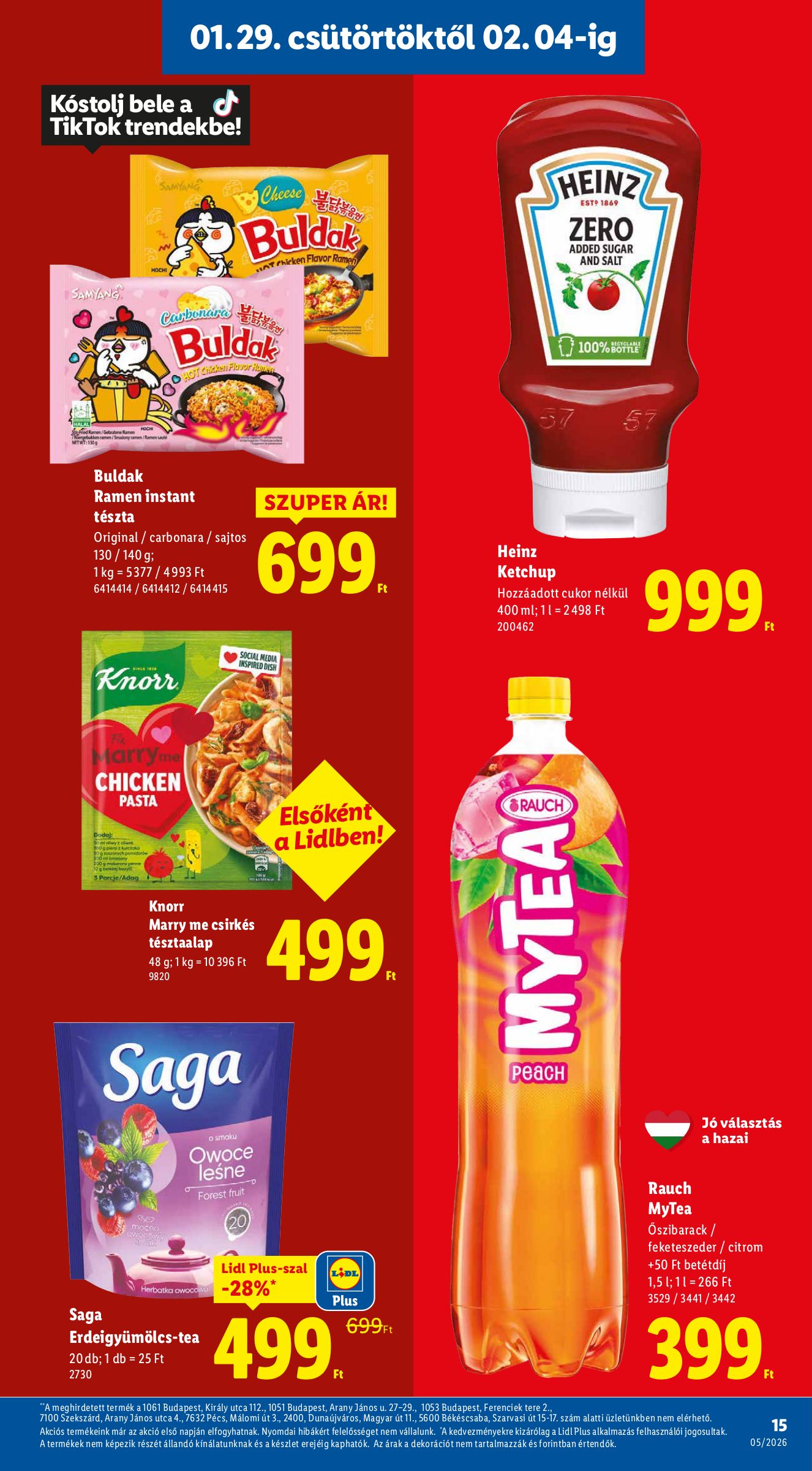lidl - Lidl akciós újság, érvényes 01.29. - 02.04. - page: 15