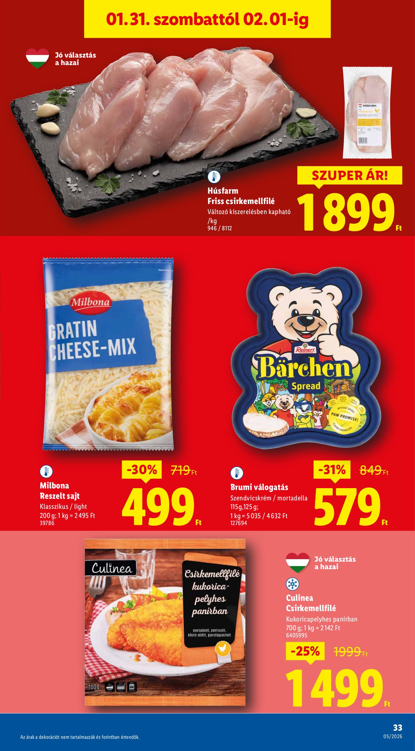 lidl - Lidl akciós újság, érvényes 01.29. - 02.04. - page: 33