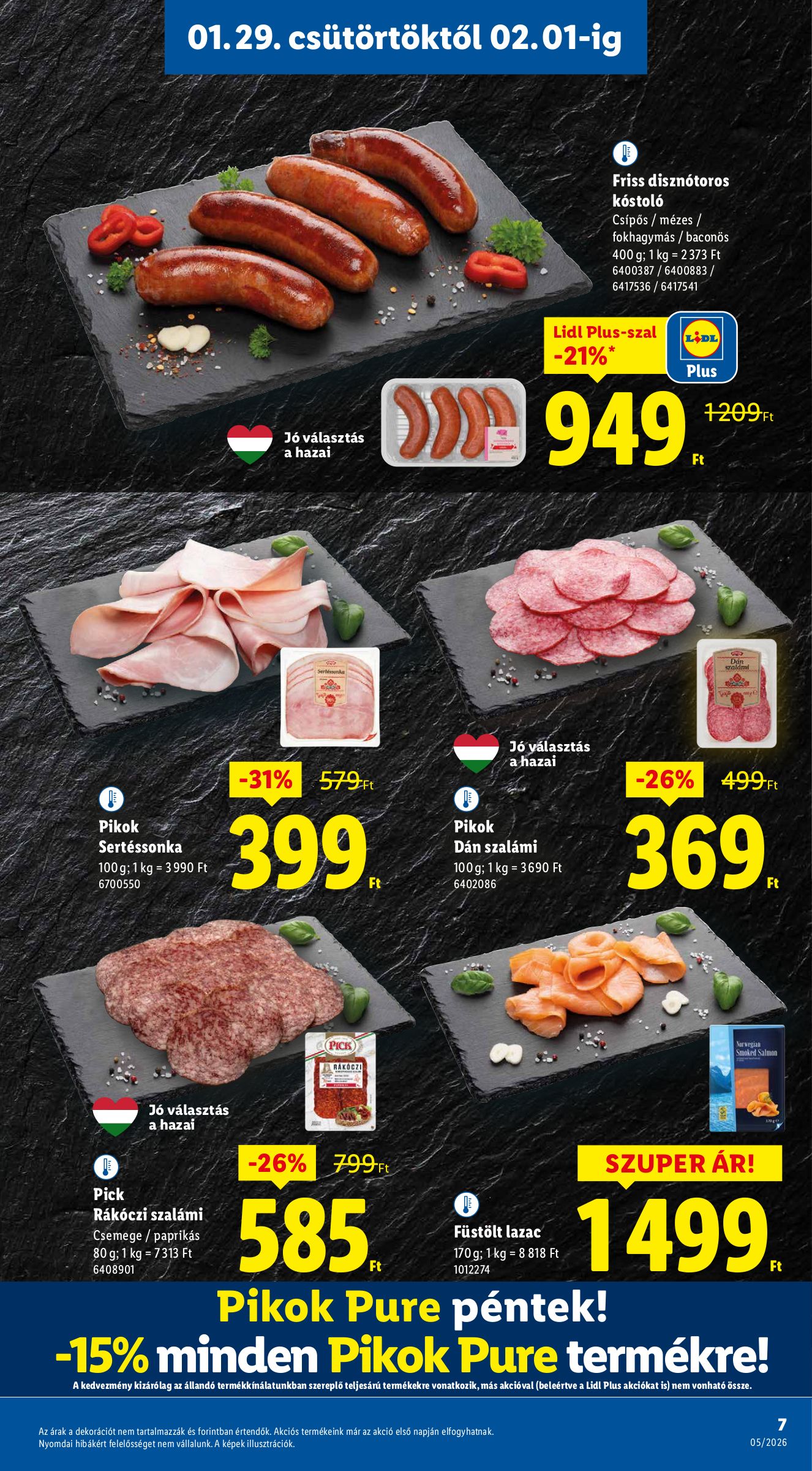 lidl - Lidl akciós újság, érvényes 01.29. - 02.04. - page: 7
