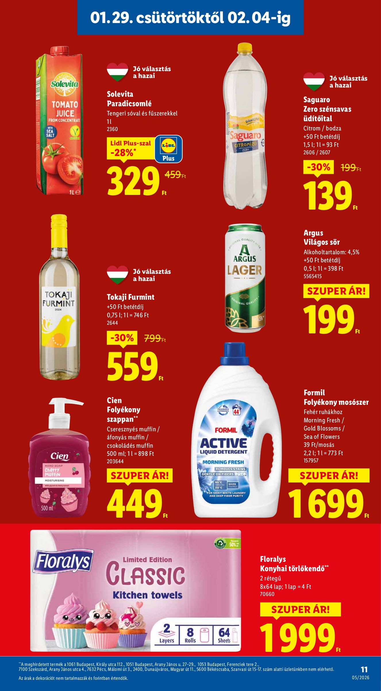 lidl - Lidl akciós újság, érvényes 01.29. - 02.04. - page: 11