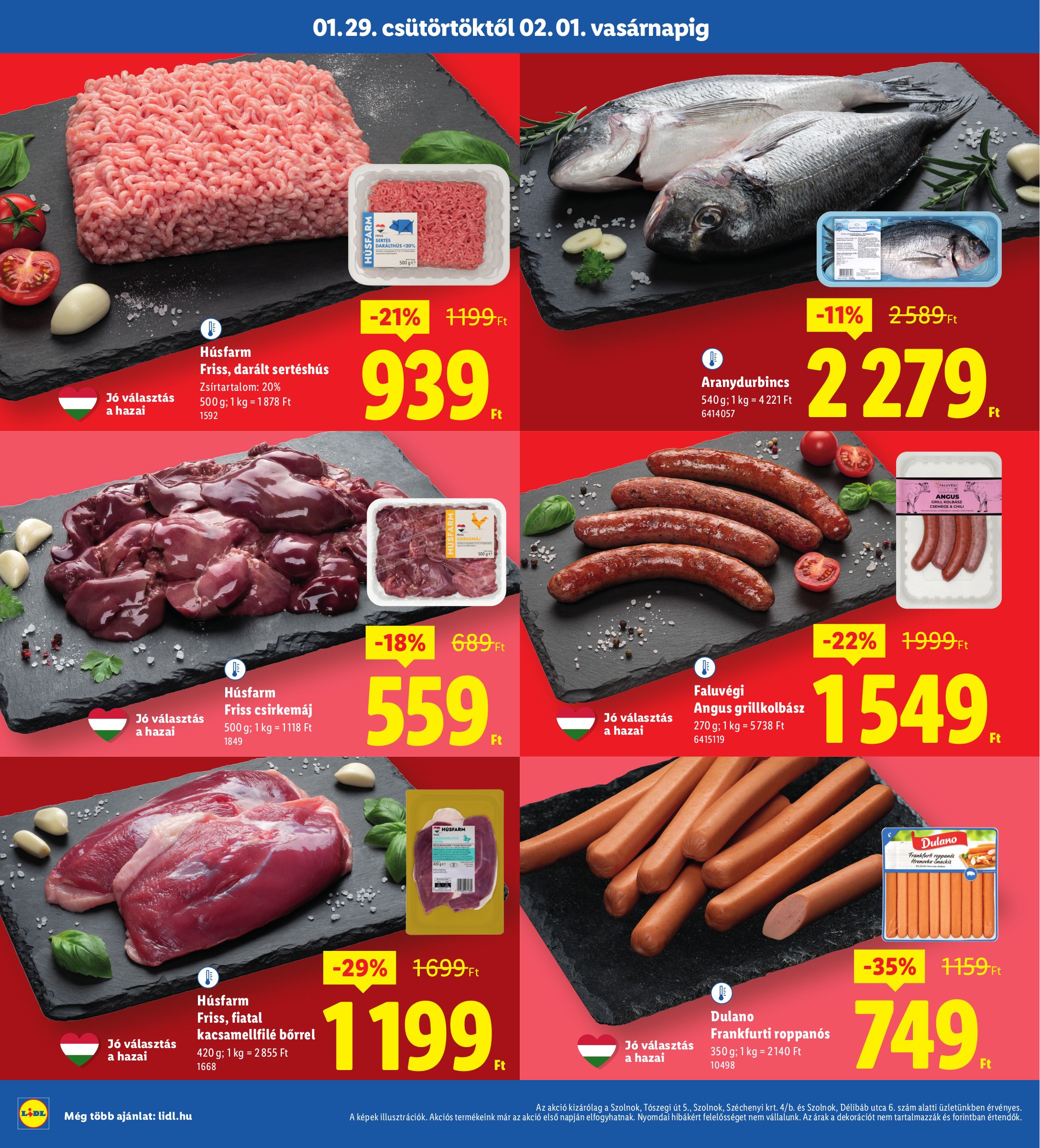 lidl - Lidl - Szolnok akciós újság, érvényes 01.29. - 02.01. - page: 4