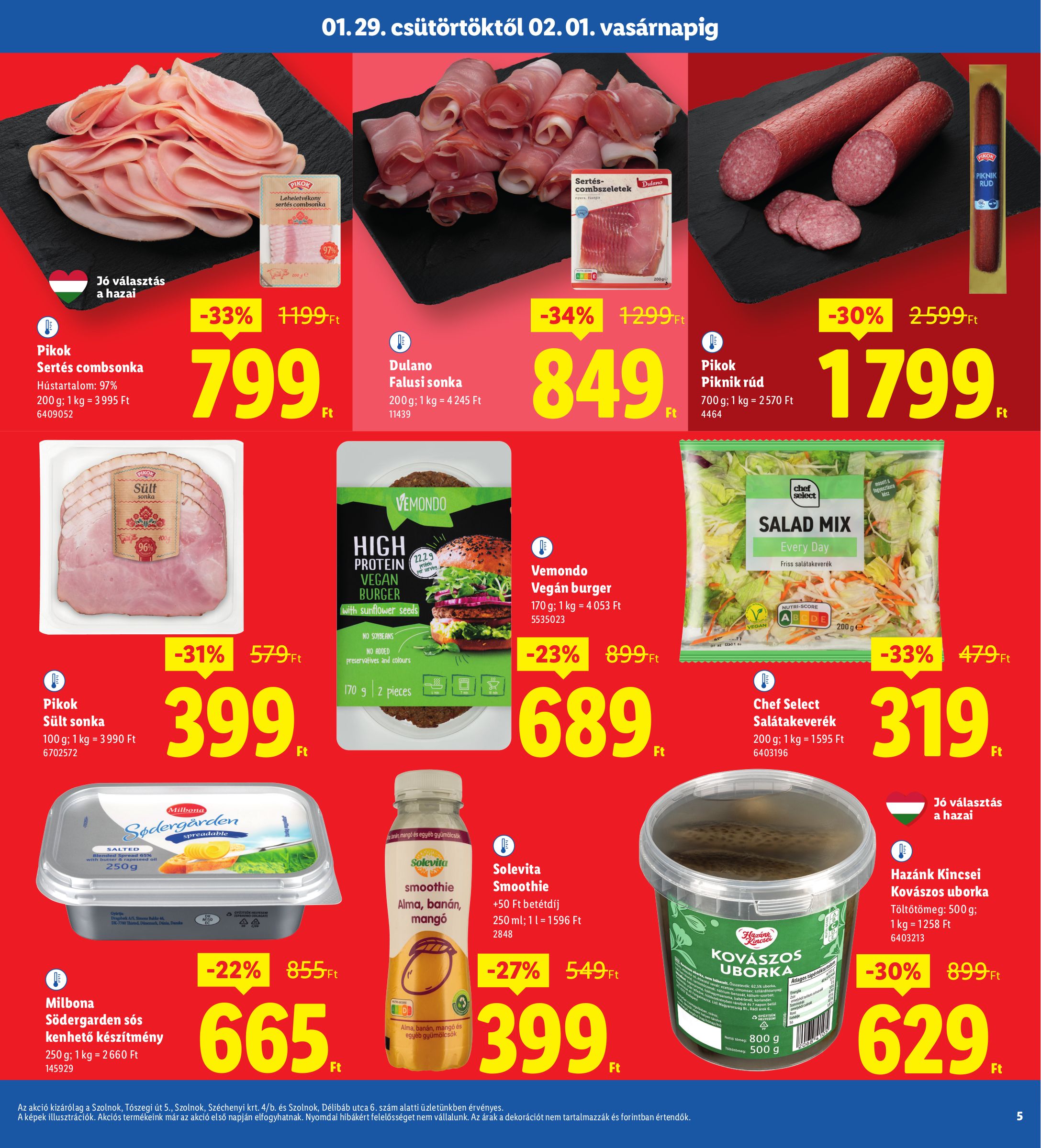 lidl - Lidl - Szolnok akciós újság, érvényes 01.29. - 02.01. - page: 5