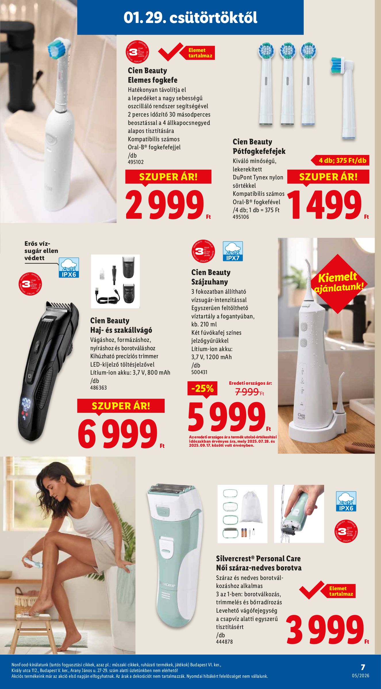 lidl - Lidl - Nonfood akciós újság, érvényes 01.29. - 02.04. - page: 7