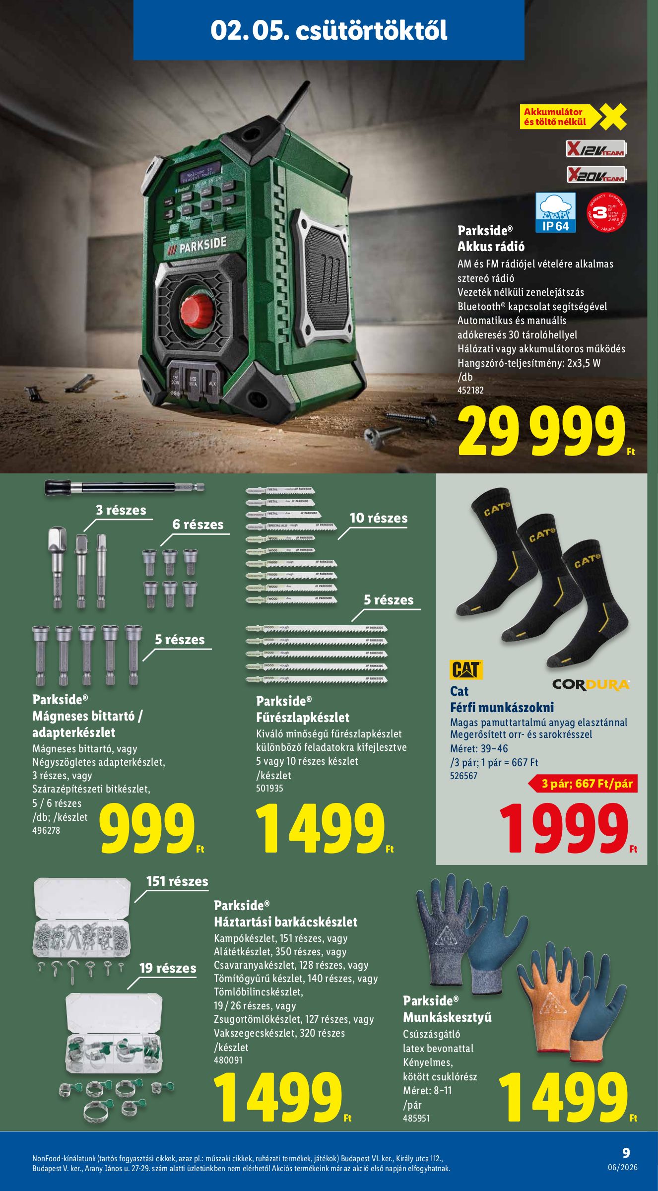 lidl - Lidl - Nonfood akciós újság, érvényes 2026.02.05. - 2026.02.11. - page: 9