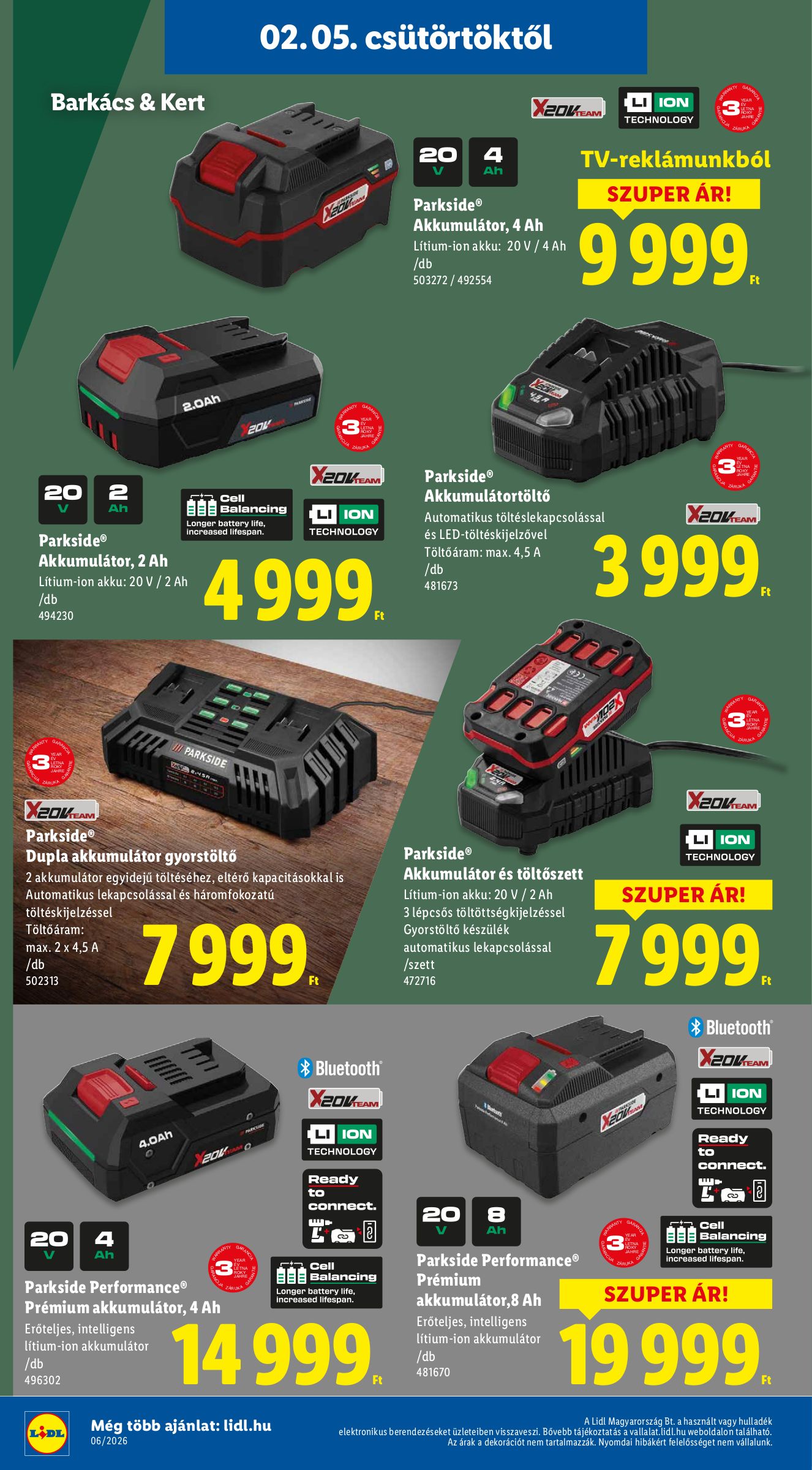 lidl - Lidl - Nonfood akciós újság, érvényes 2026.02.05. - 2026.02.11. - page: 8