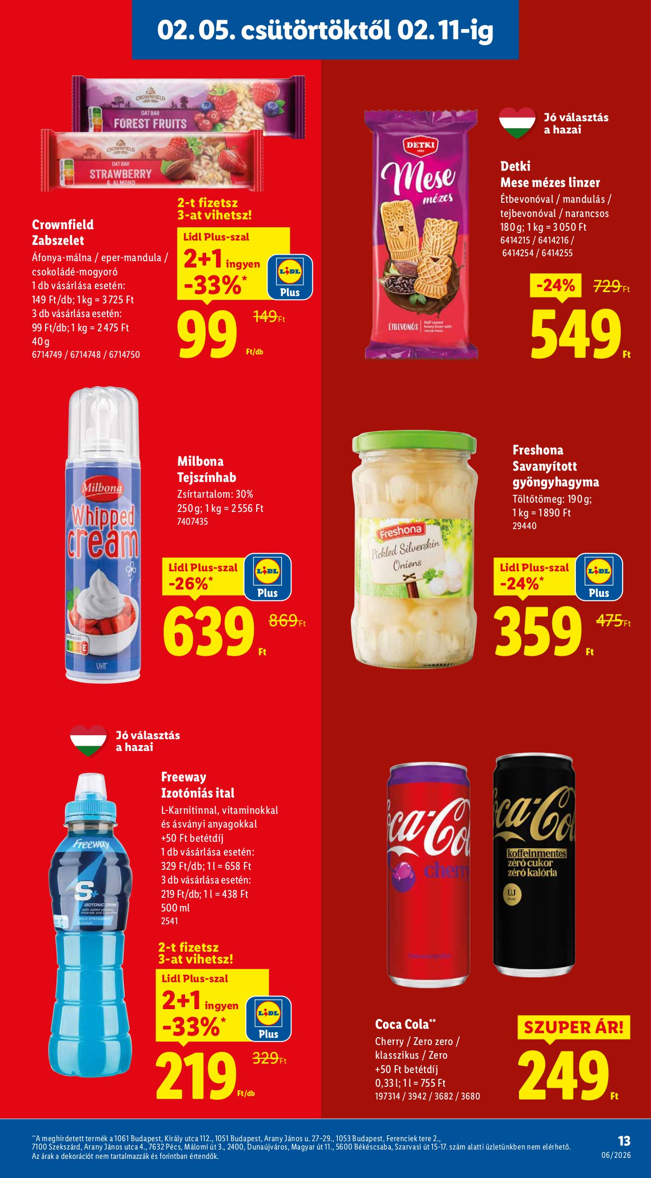 lidl - Lidl akciós újság, érvényes 2026.02.05. - 2026.02.11. - page: 13