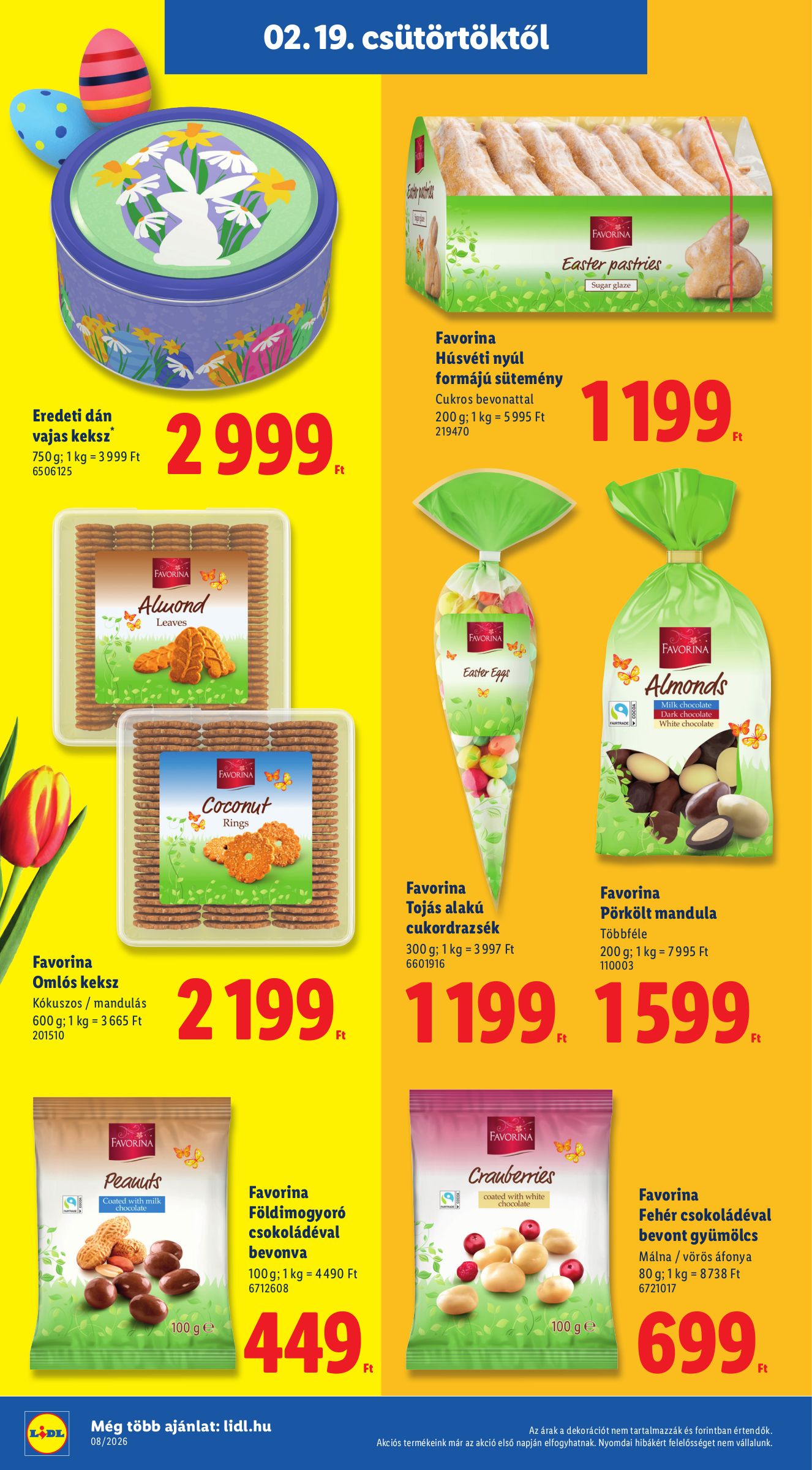 lidl - Lidl - A húsvétot megédesíteni akciós újság, érvényes 2026.02.19. - 2026.03.31. - page: 10
