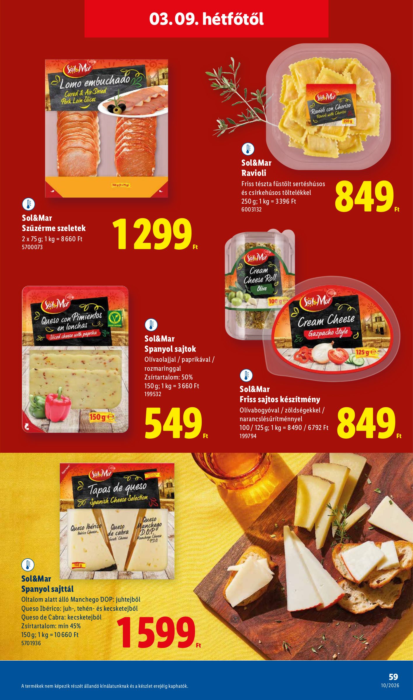 lidl - Lidl akciós újság, érvényes 2026.03.05. - 2026.03.11. - page: 59