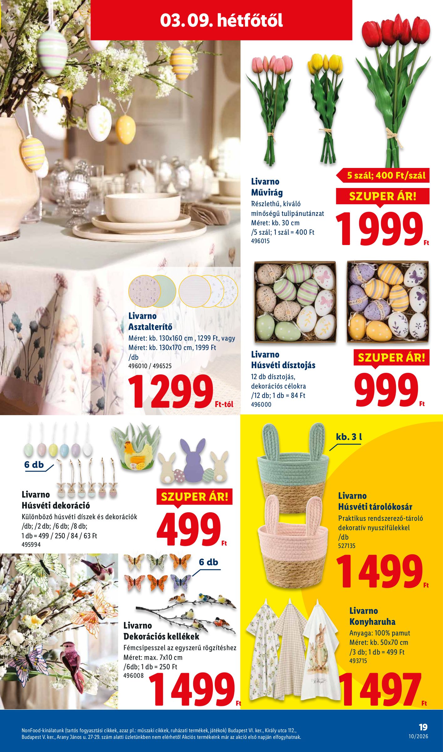 lidl - Lidl - Nonfood akciós újság, érvényes 2026.03.05. - 2026.03.11. - page: 19