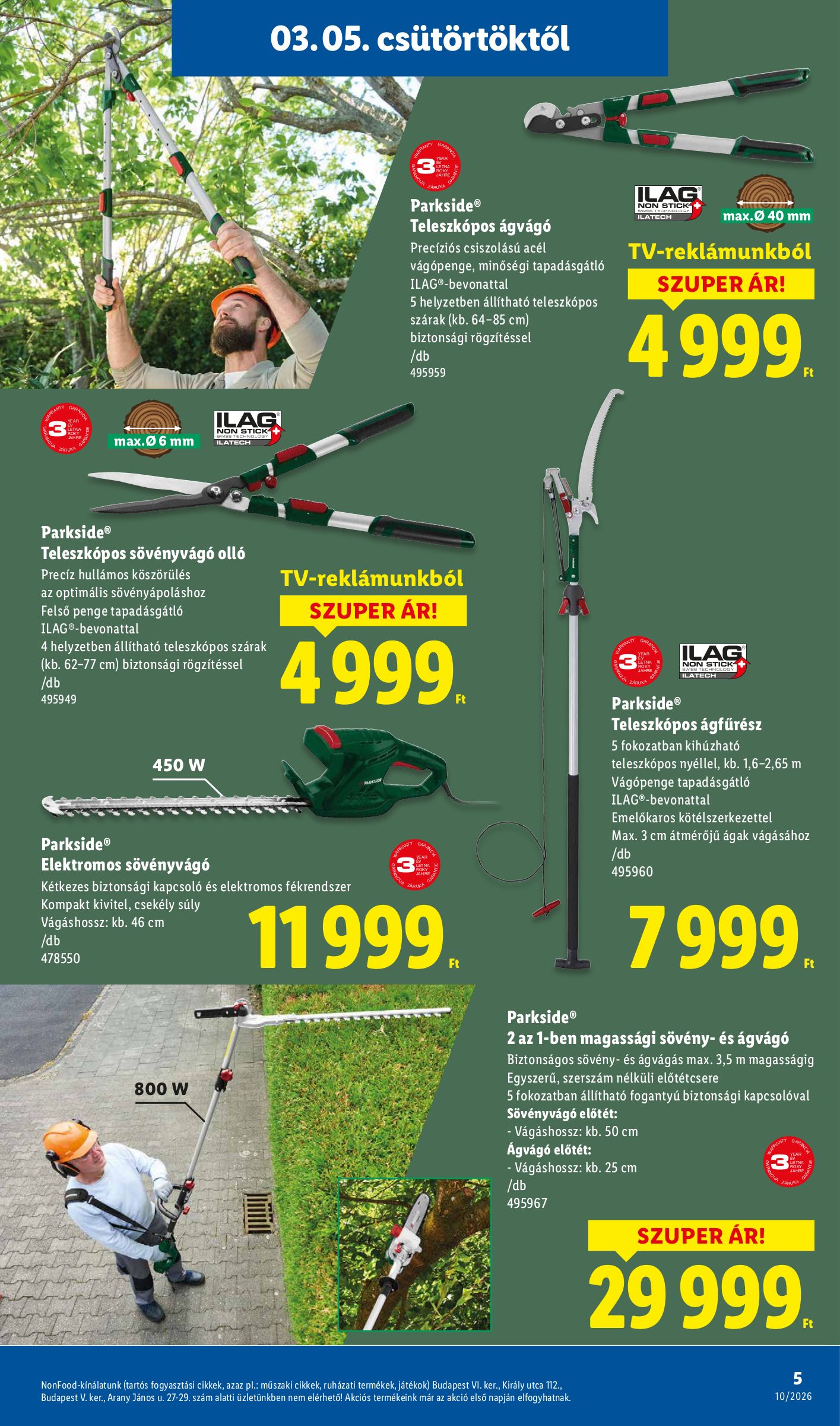 lidl - Lidl - Nonfood akciós újság, érvényes 2026.03.05. - 2026.03.11. - page: 5