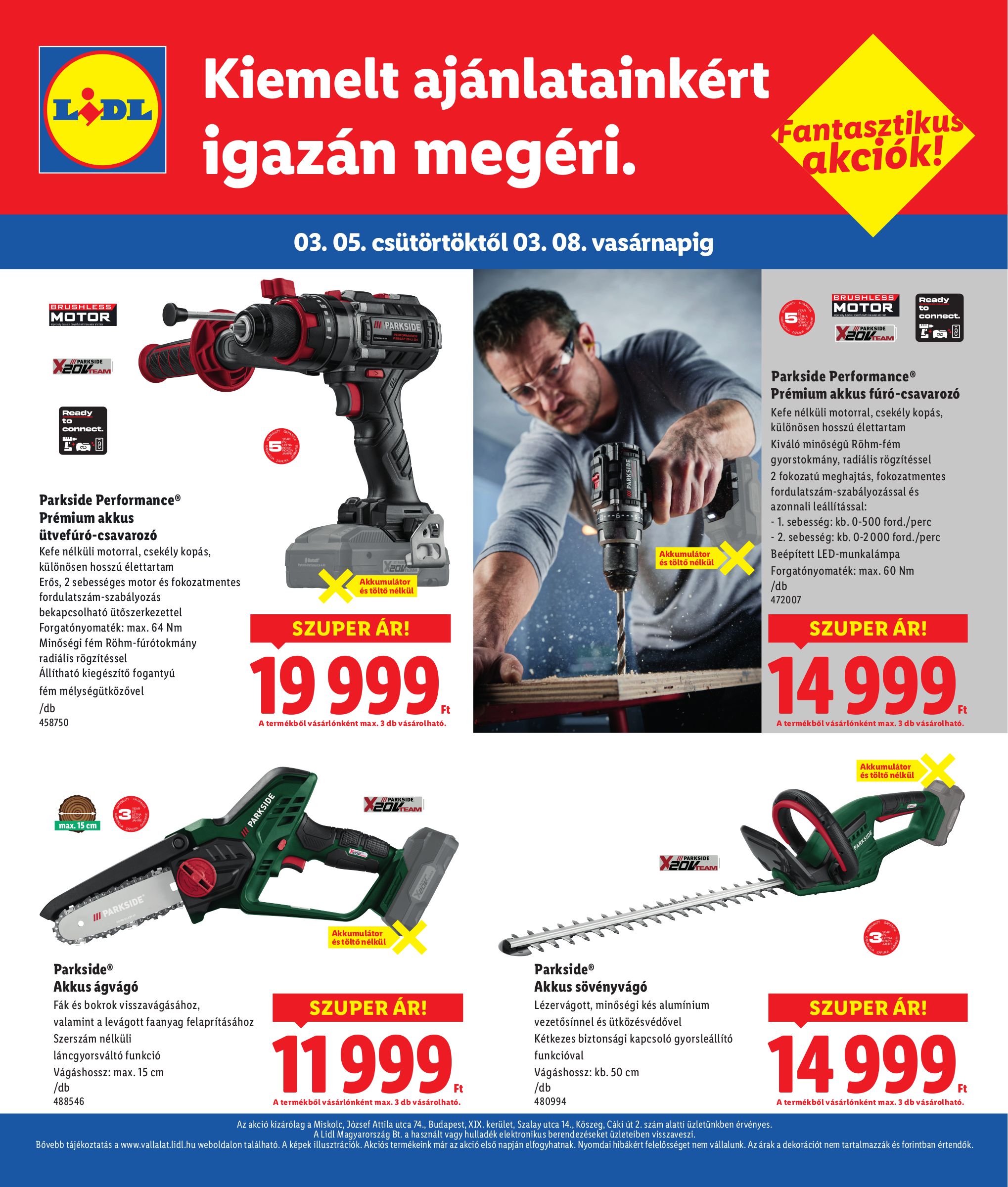 lidl - Lidl - Miskolc, Budapest, Köszeg akciós újság, érvényes 2026.03.05. - 2026.03.08. - page: 4