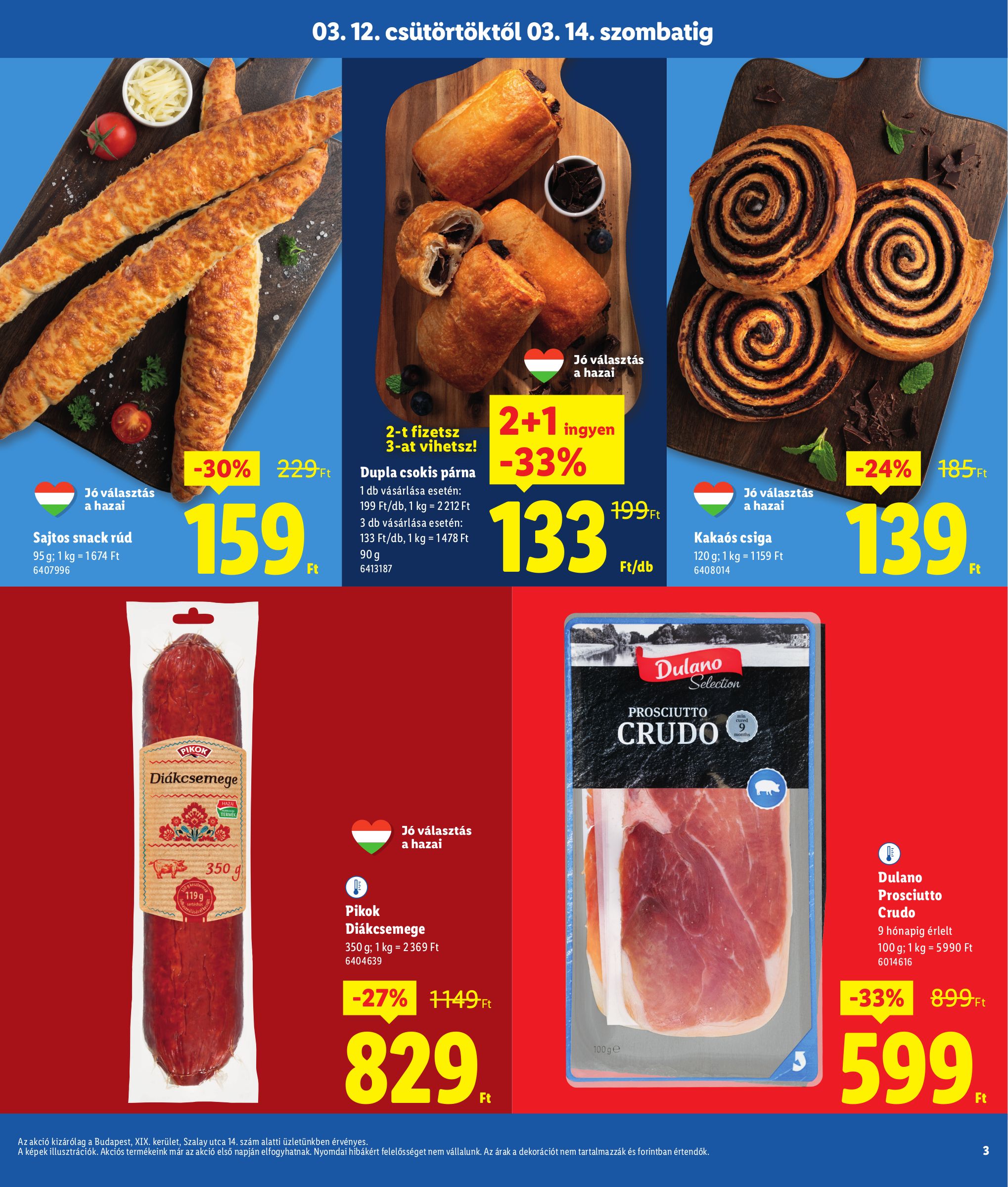 lidl - Lidl - Budapest akciós újság, érvényes 2026.03.12. - 2026.03.14. - page: 3