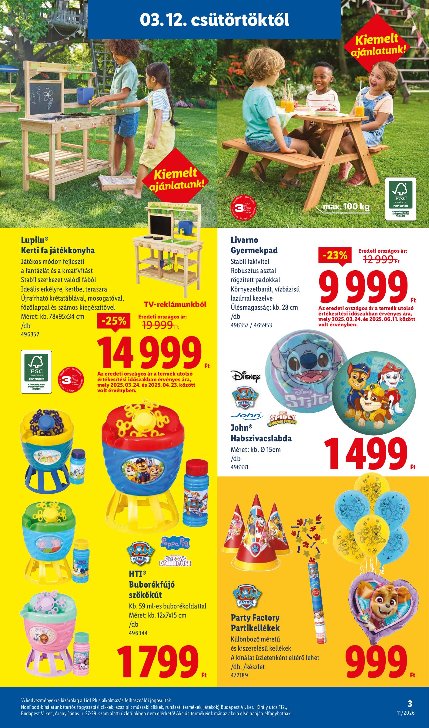 lidl - Lidl - Nonfood akciós újság, érvényes 2026.03.12. - 2026.03.18. - page: 3