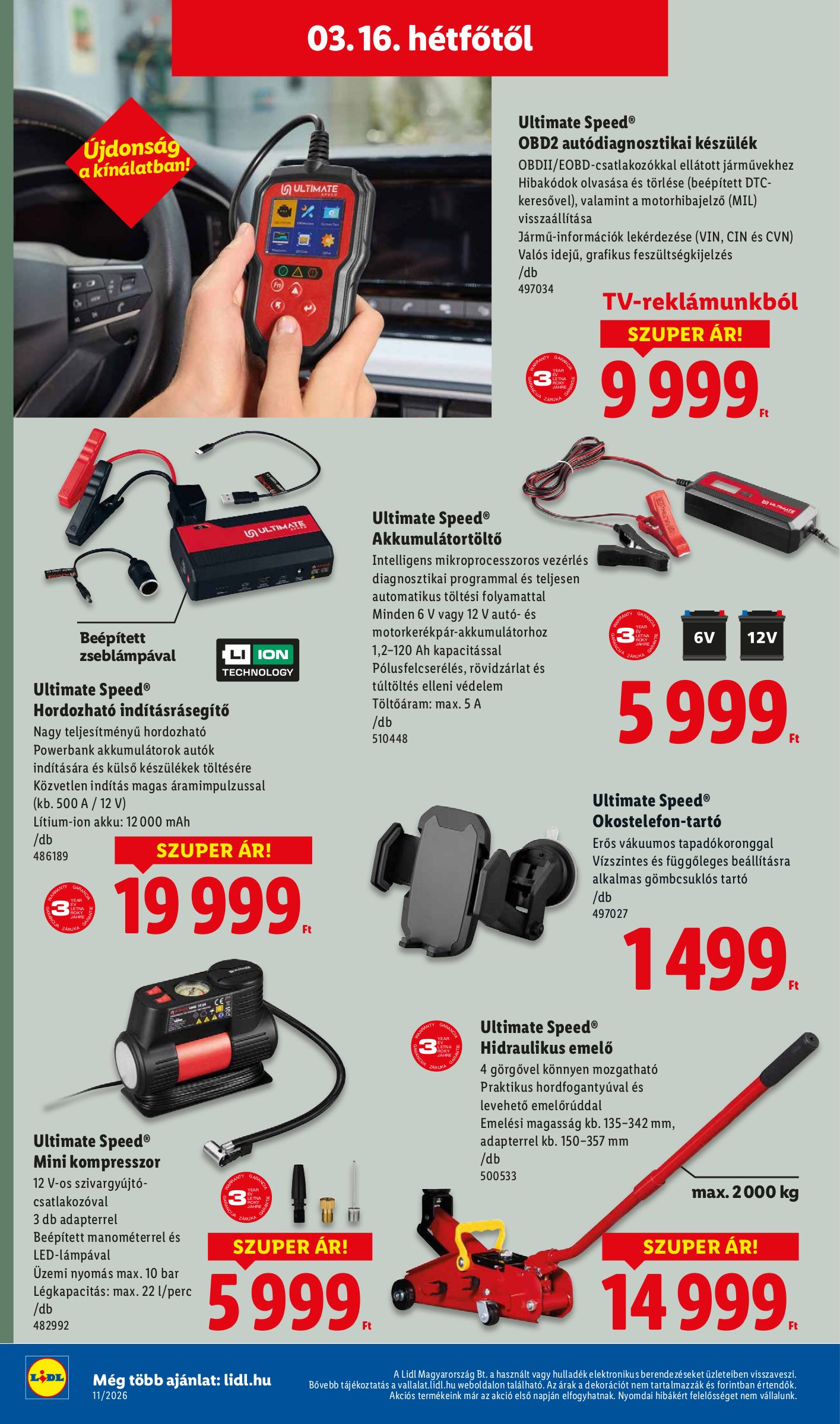 lidl - Lidl - Nonfood akciós újság, érvényes 2026.03.12. - 2026.03.18. - page: 14