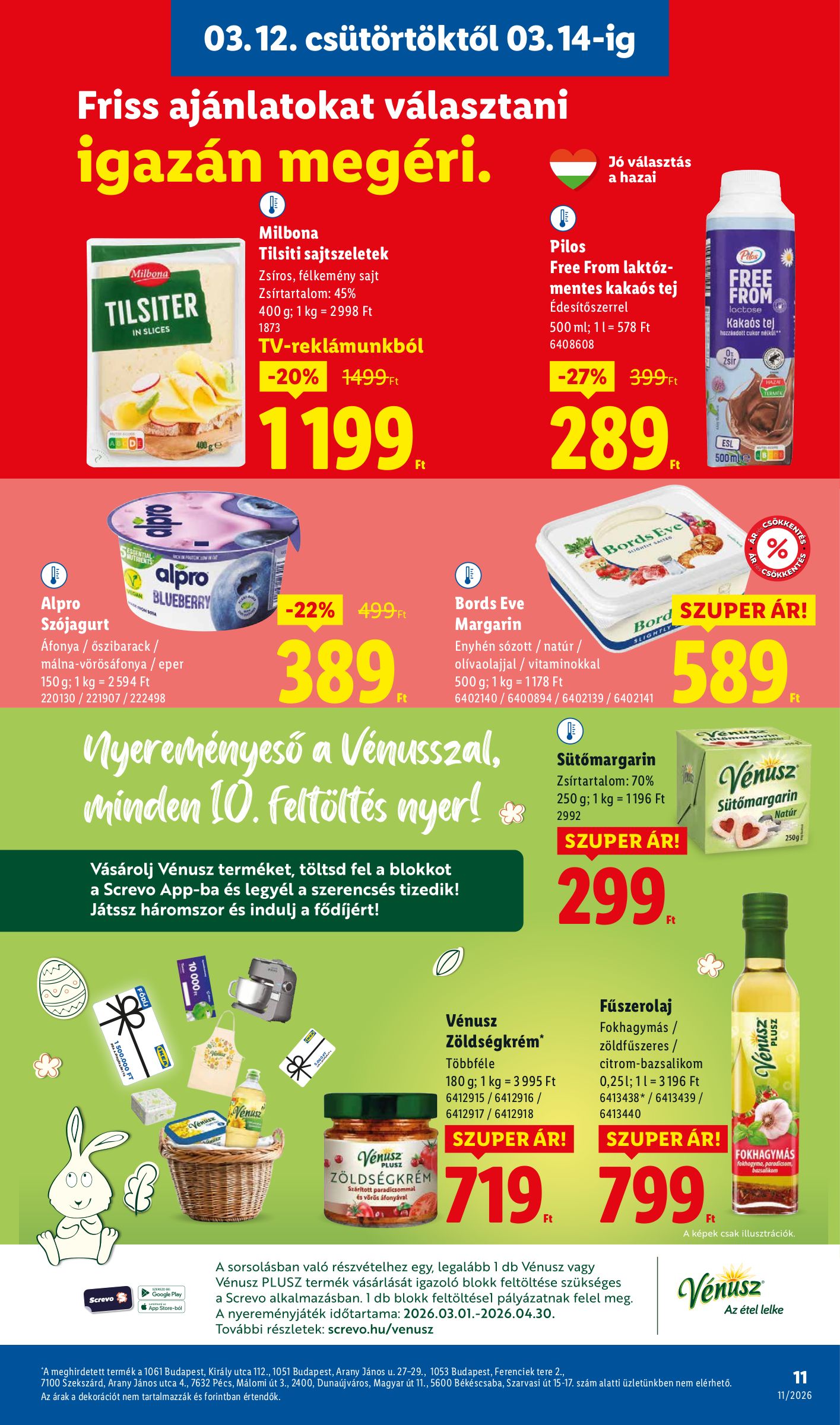 lidl - Lidl akciós újság, érvényes 2026.03.12. - 2026.03.18. - page: 11