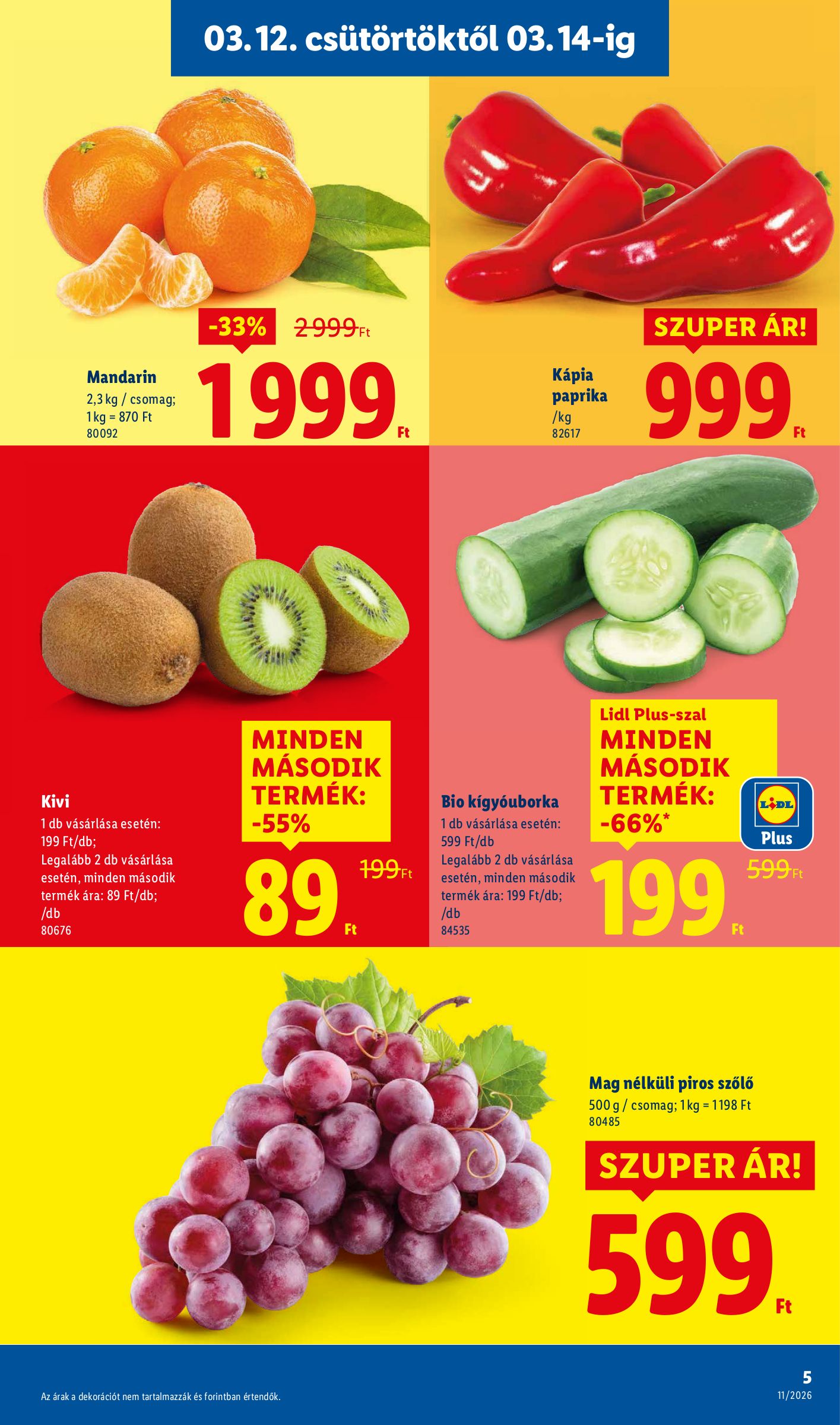 lidl - Lidl akciós újság, érvényes 2026.03.12. - 2026.03.18. - page: 5