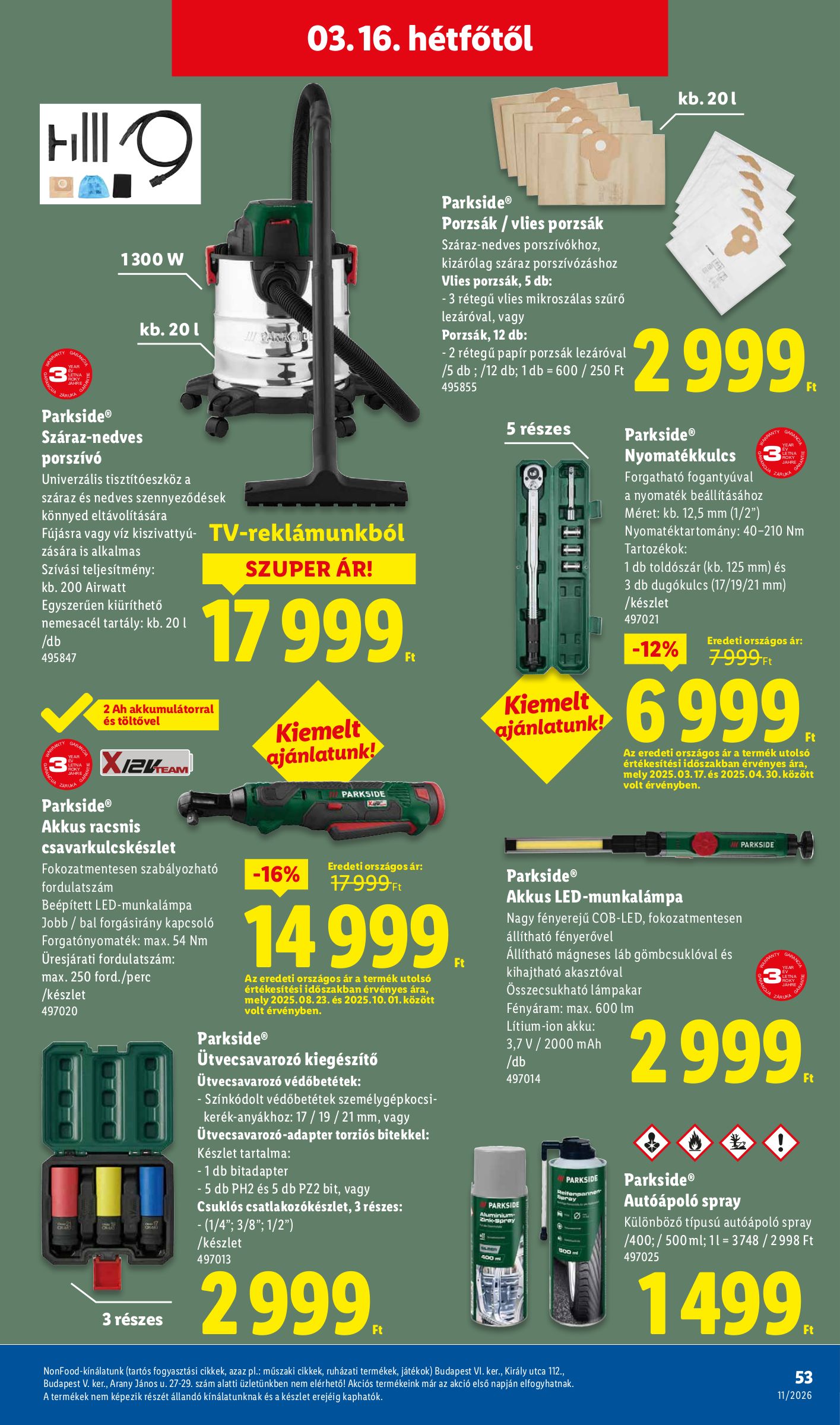 lidl - Lidl akciós újság, érvényes 2026.03.12. - 2026.03.18. - page: 53