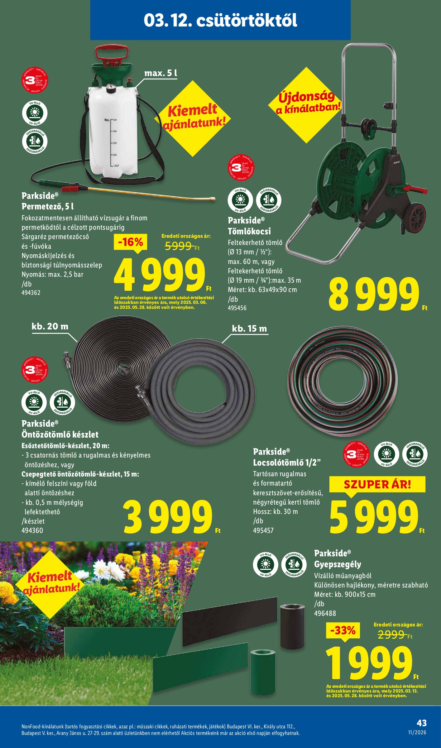 lidl - Lidl akciós újság, érvényes 2026.03.12. - 2026.03.18. - page: 43