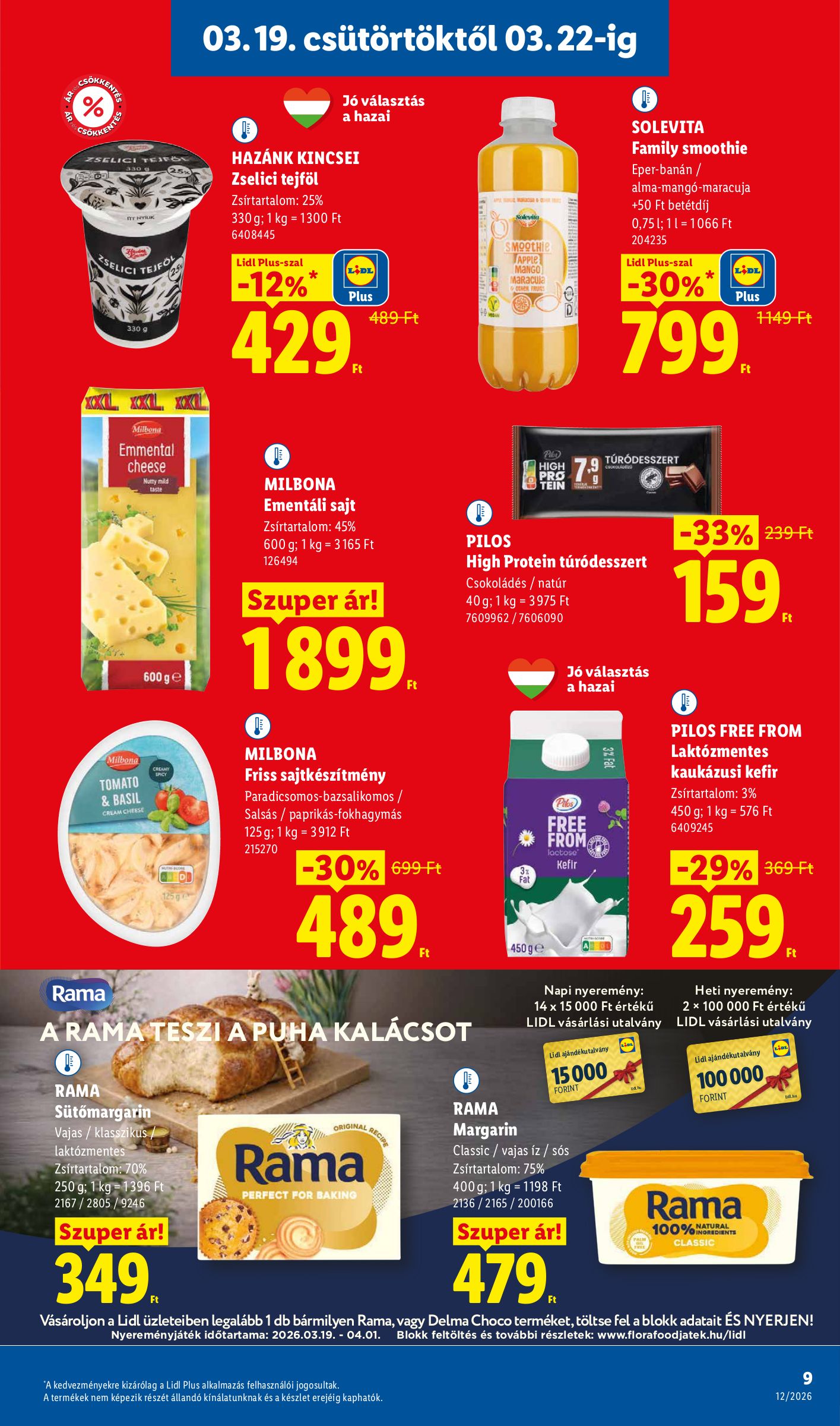 lidl - Lidl akciós újság, érvényes 2026.03.19. - 2026.03.25. - page: 9