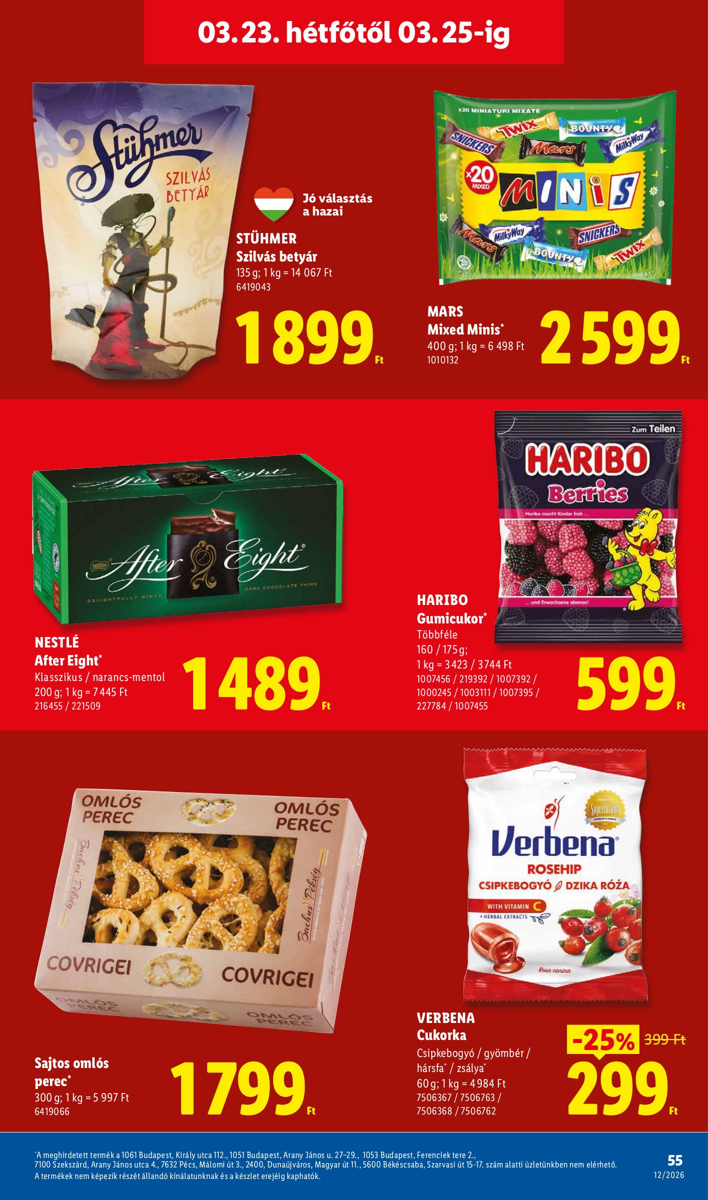 lidl - Lidl akciós újság, érvényes 2026.03.19. - 2026.03.25. - page: 55