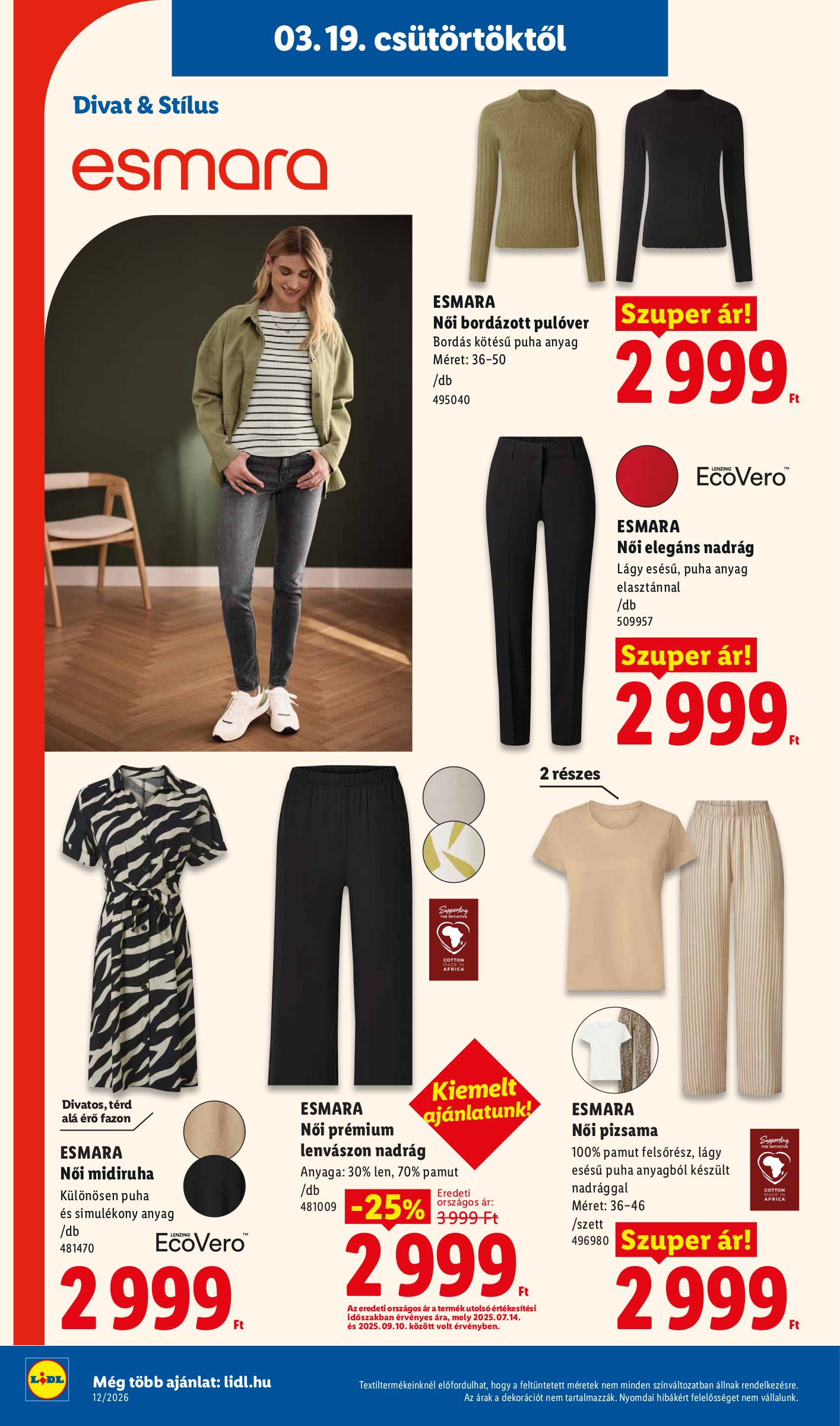 lidl - Lidl - Nonfood akciós újság, érvényes 2026.03.19. - 2026.03.25. - page: 8