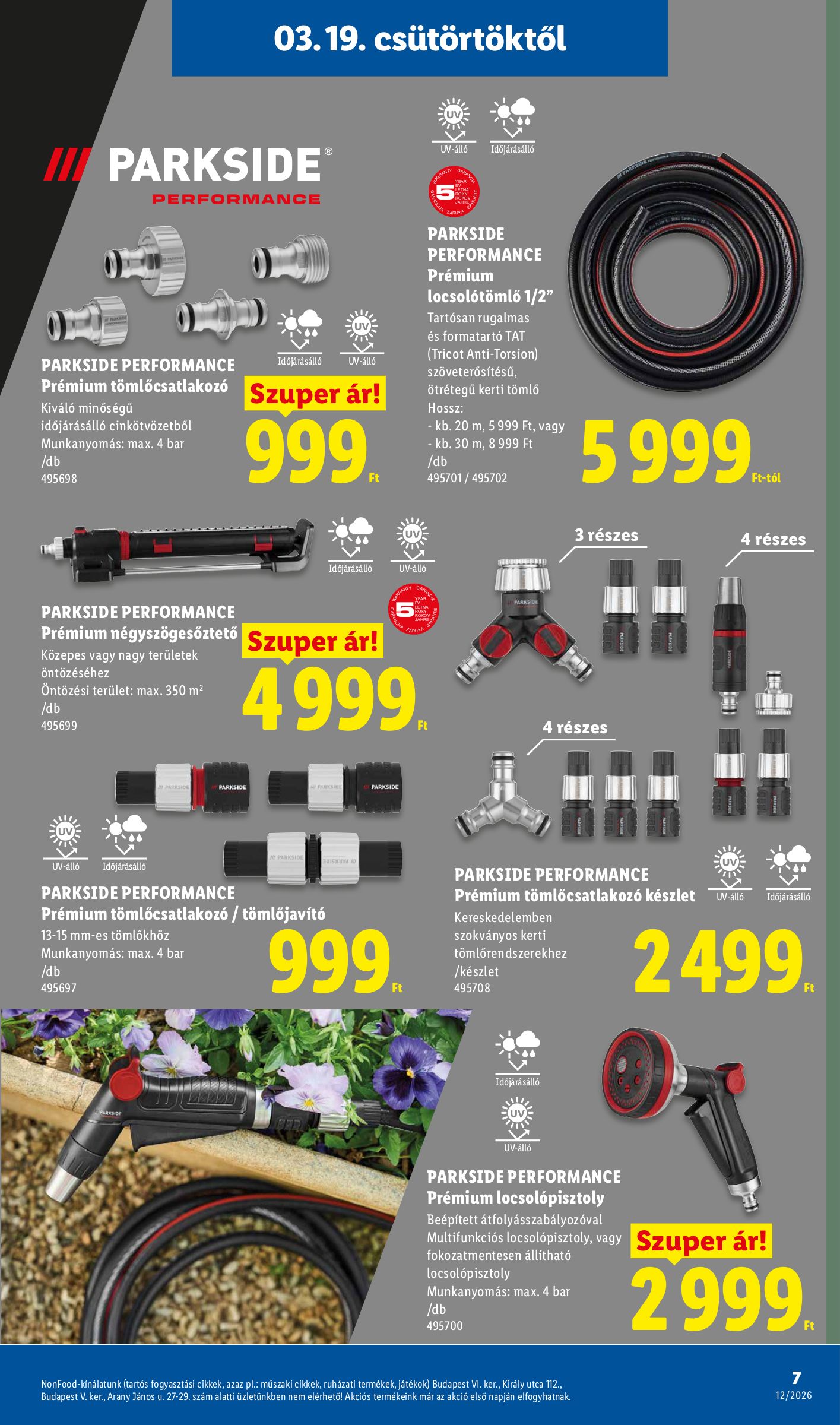 lidl - Lidl - Nonfood akciós újság, érvényes 2026.03.19. - 2026.03.25. - page: 7