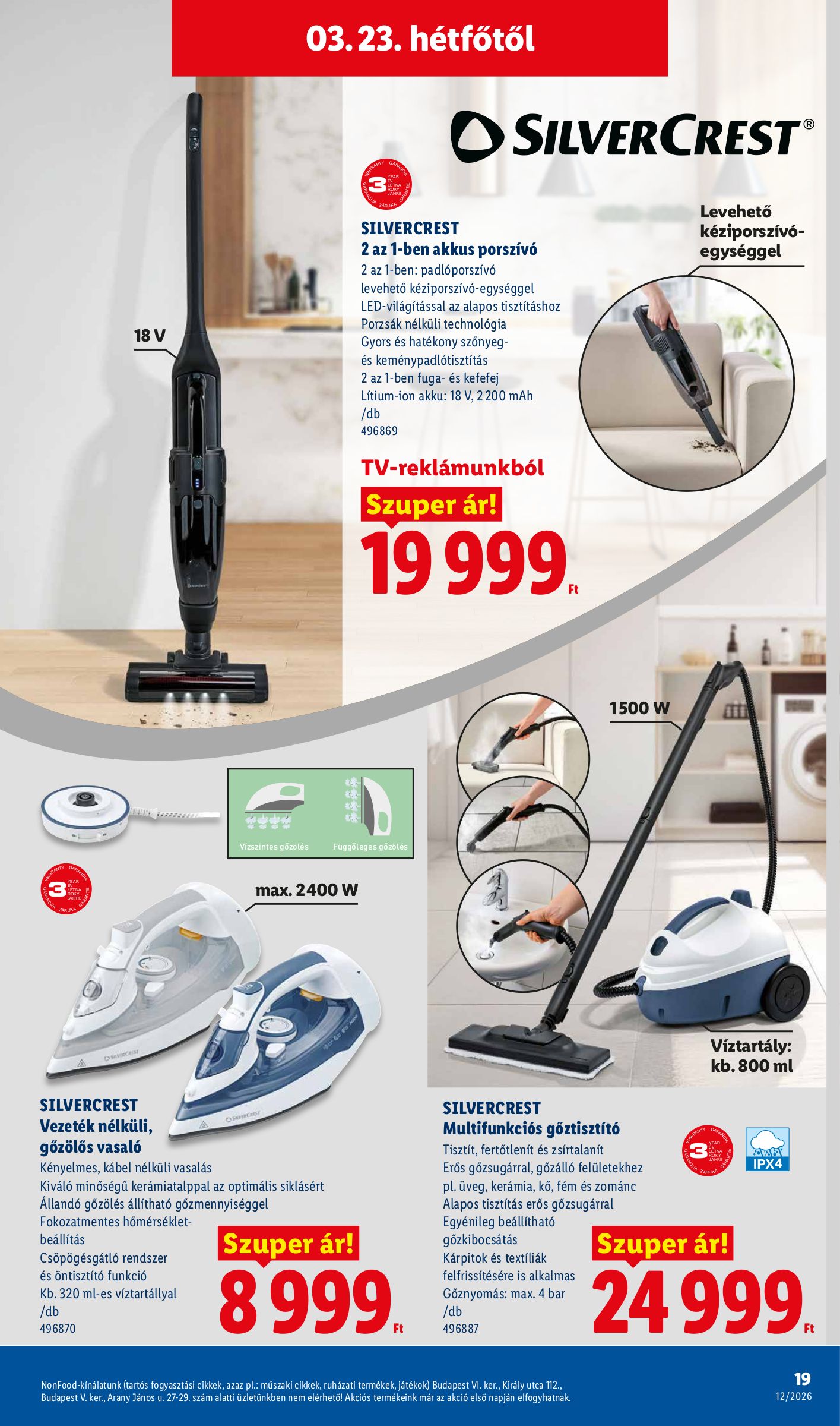 lidl - Lidl - Nonfood akciós újság, érvényes 2026.03.19. - 2026.03.25. - page: 19